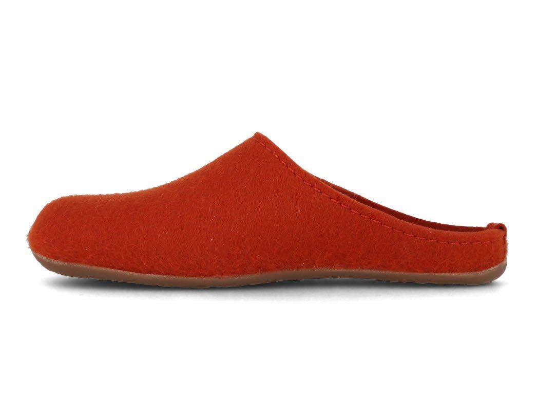 Haflinger Everest Fundus Damen Filzpantoffeln, fuchs, wechselfußbett, damen, war Hausschuh temperaturregulierend, Wechselfußbett, Gummisohle