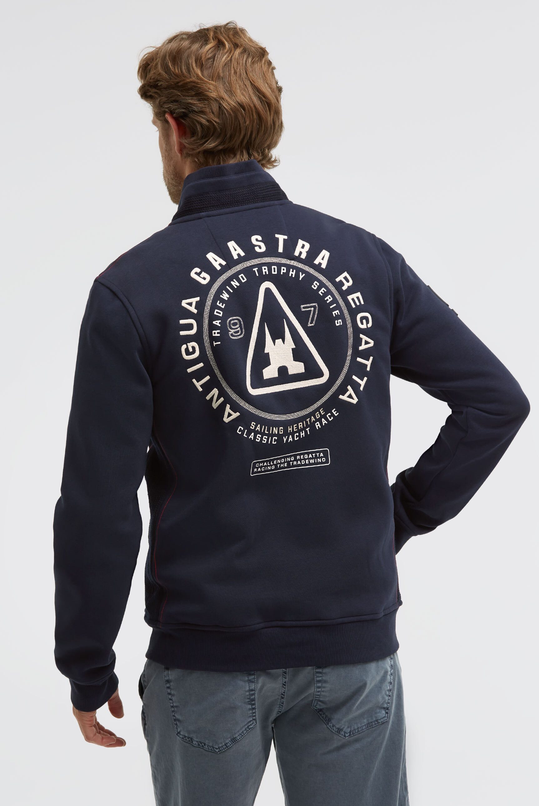 Gaastra Sweatjacke mit Stehkragen