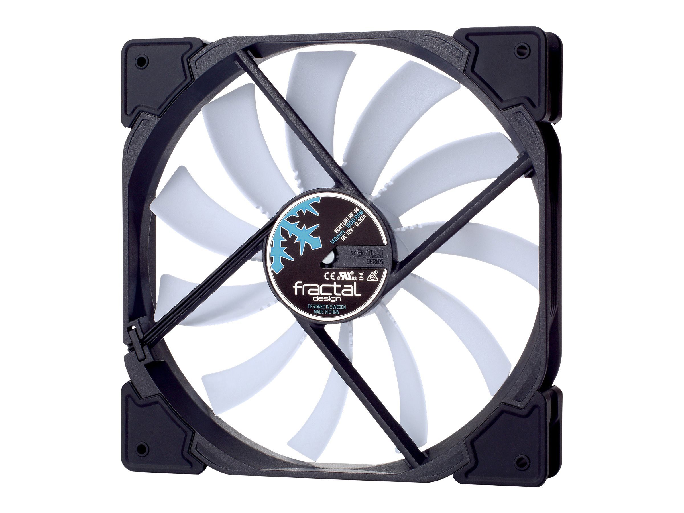 Fractal Design Gehäuselüfter FRACTAL DESIGN Lüfter FRACTAL-DESIGN Venturi HF-14 140mm White