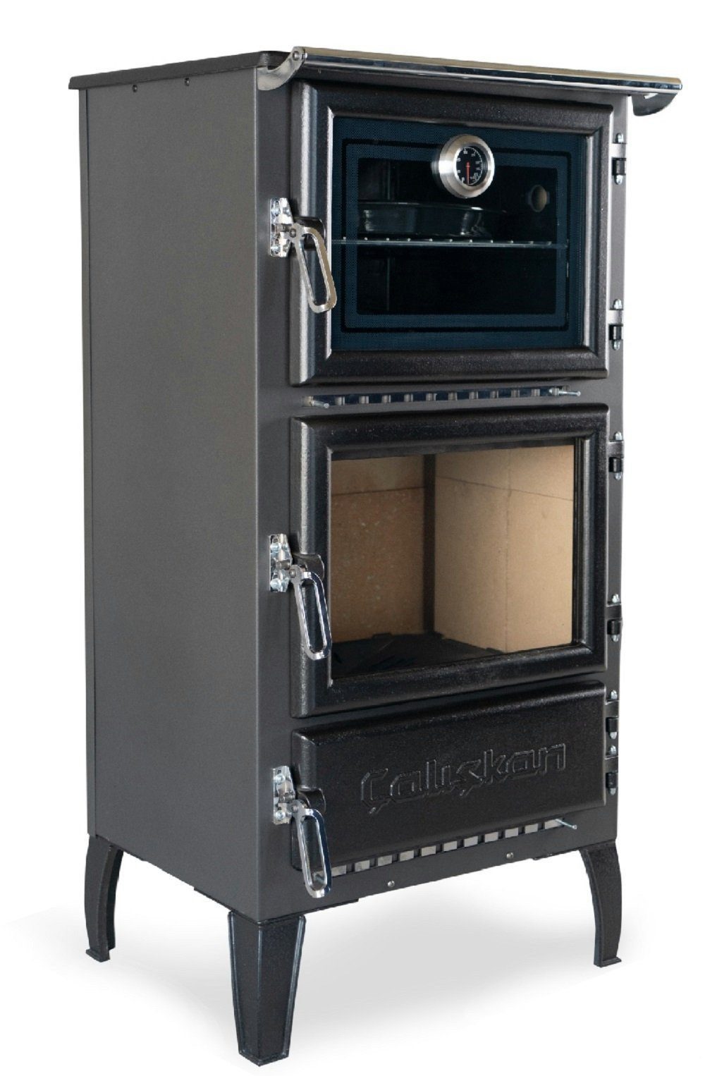 Caliskan Kaminofen Holzherd 306 mit Backfach+Herdplatte, günstig online kaufen