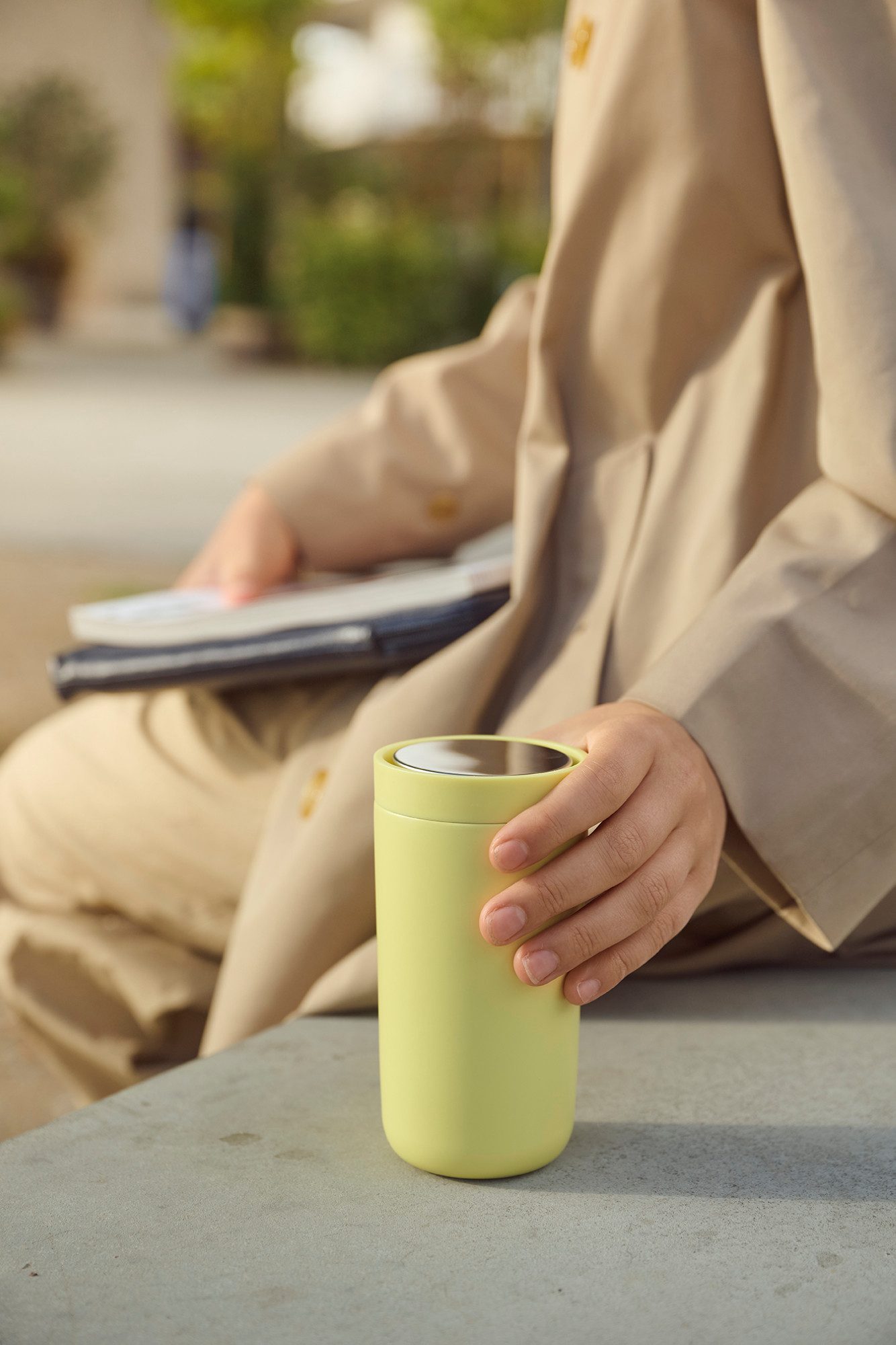 Stelton Thermobecher Stelton To Go Click Thermobecher 0.4 l, PP Kunststoff,Edelstahl