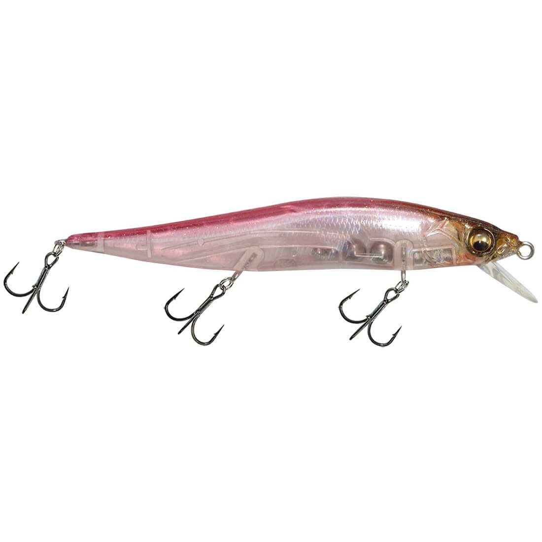 (1-St) Kunstköder Wobbler Onten Megabass GLX Megabass Wakasagi Jerkbait, Cotton Vision Jr