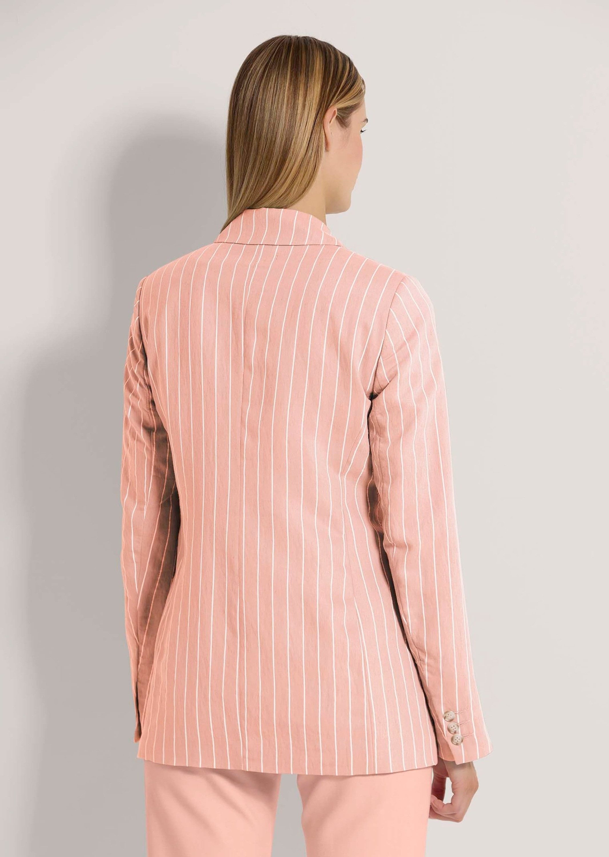 MADELEINE Kurzblazer Langer Streifenblazer