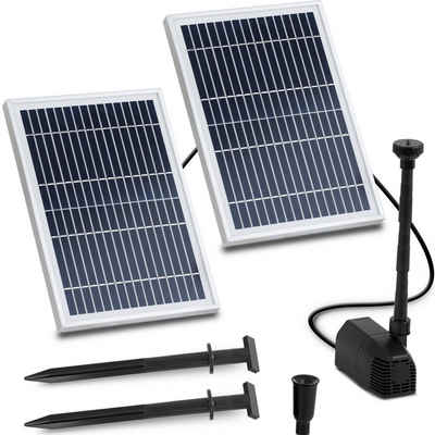 Uniprodo Solarpumpe Solar-Springbrunnen Sauerstoffpumpe Solarzelle Solar-Teichpumpe 1.350