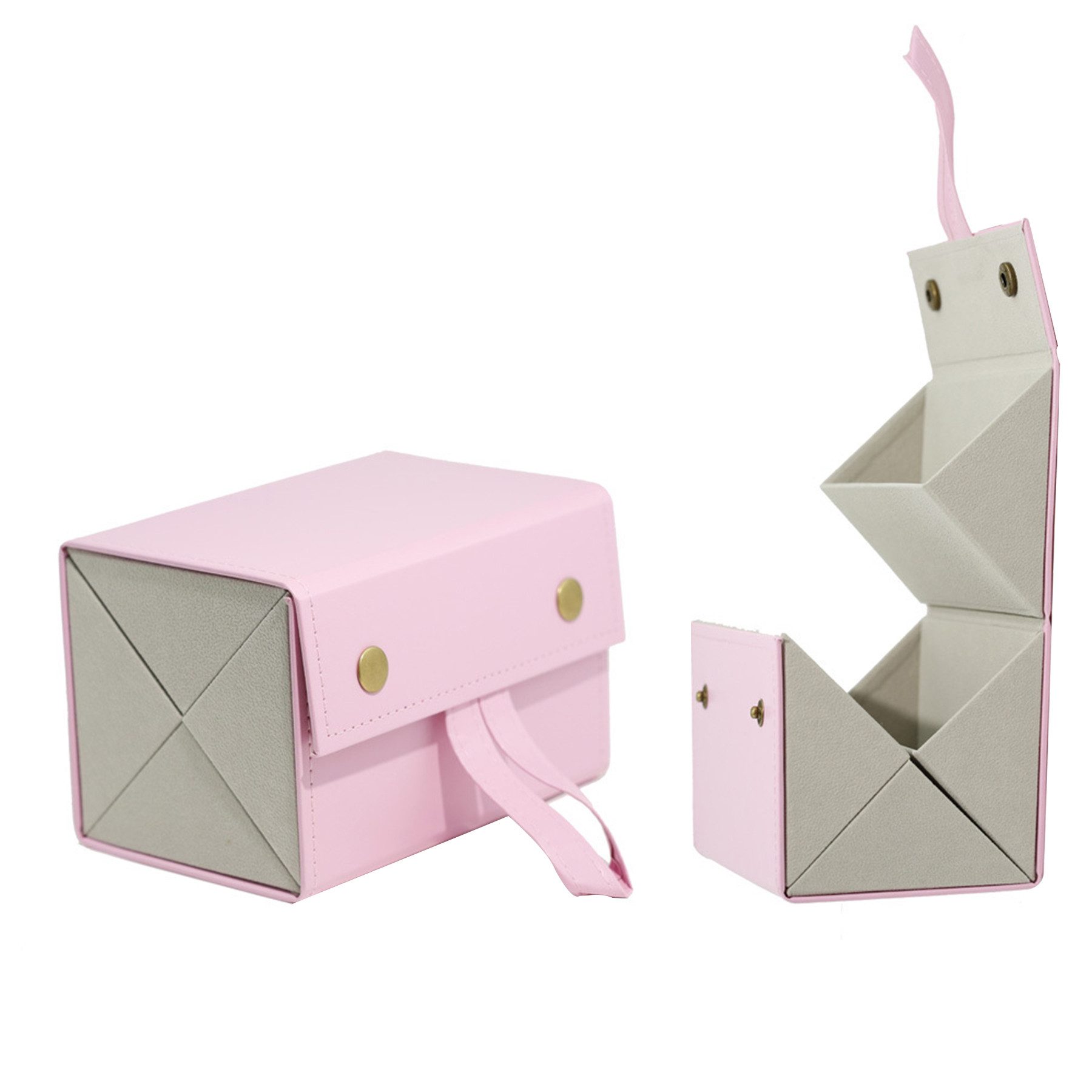 Mutig Brillenetui Sonnenbrillen Aufbewahrungsbox, 4 Fächer Faltbare Brille Displaybox, Tragbar Brillenbox Aufhängbares Brillenetui für mehrer Brillen