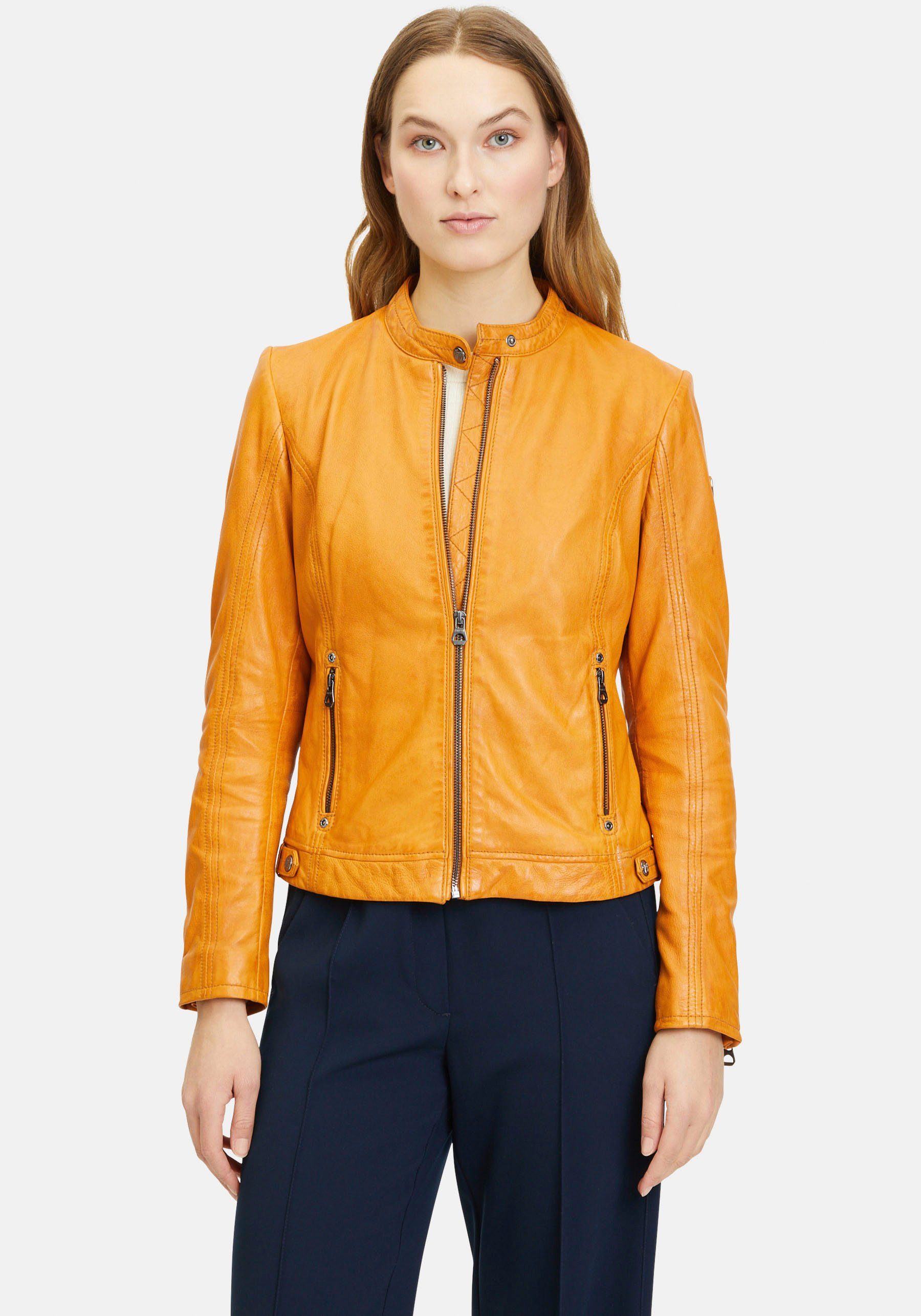 GWJoanne Gipsy currygelb Lederjacke RF