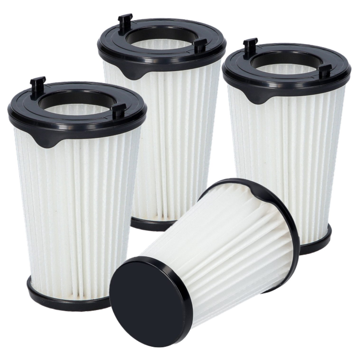 McFilter HEPA-Filter 4 Stück, Zubehör für AEG CX7-2 QX8 ERGORAPIDO, AEG Electrolux Juno Zanker Zanussi 9001683755, passgenau, wie AEF150
