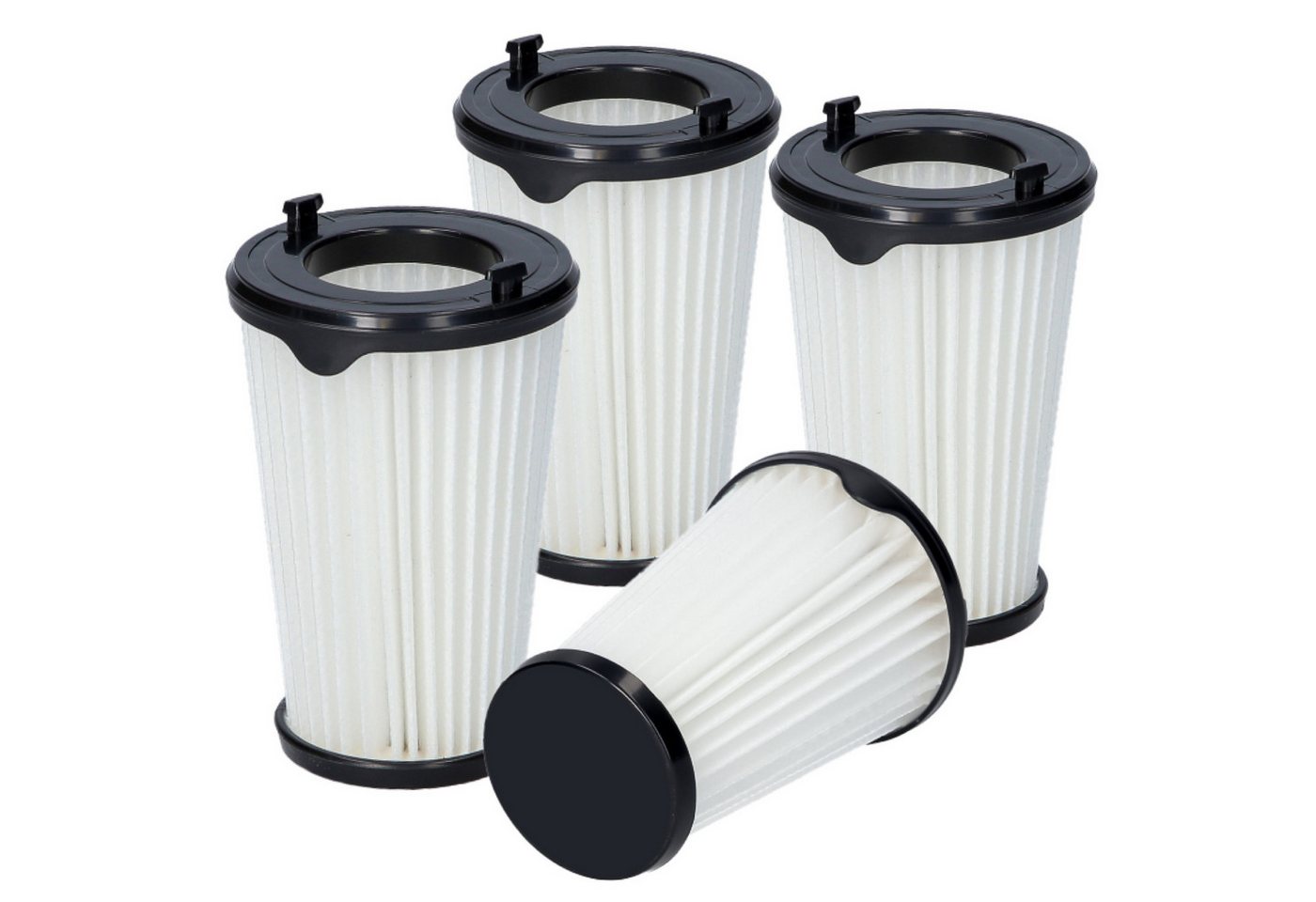 McFilter HEPA-Filter 4 Stück, Zubehör für AEG CX7-2 QX8 ERGORAPIDO, AEG Electrolux Juno Zanker Zanussi 9001683755, passgenau, wie AEF150