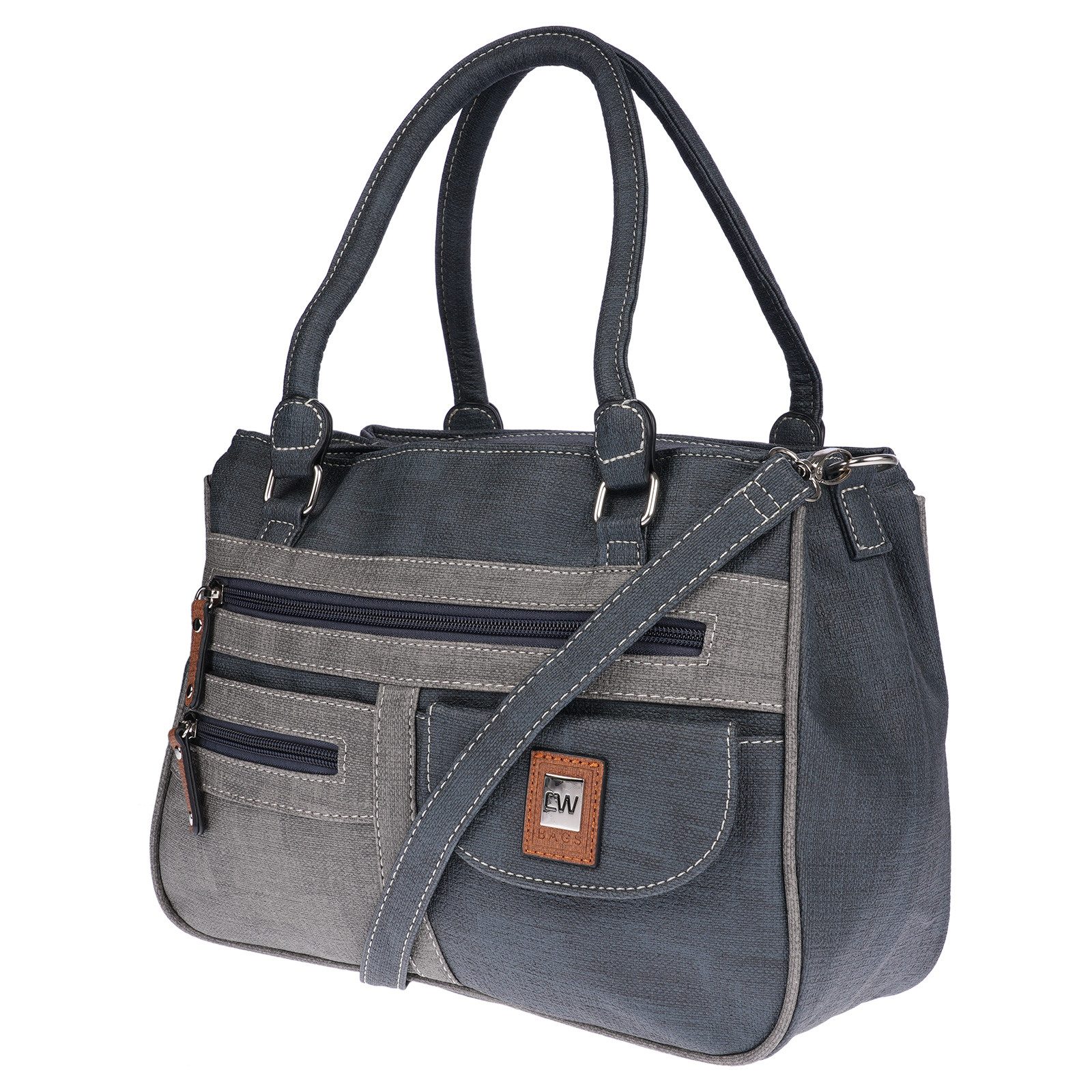 Christian Wippermann Henkeltasche Große Damen Tasche Umhängetasche Schultertasche (1 tlg), Henkeltasche