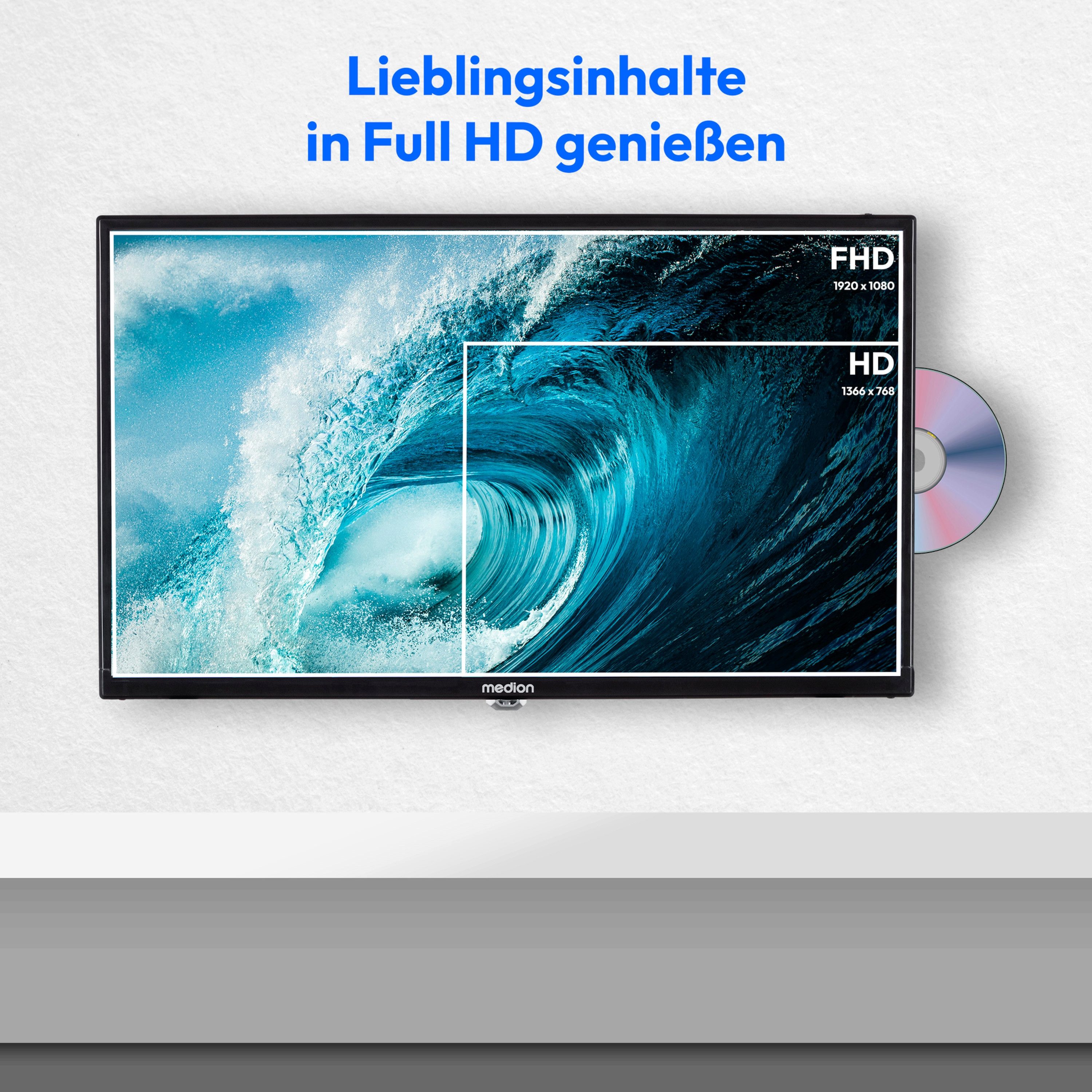 Medion® MD824001 LCD-LED Fernseher (59....