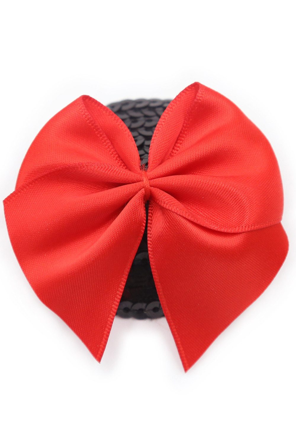 Be Lily Accessoires Brustwarzenabdeckung, Nipple Covers in schwarz / rot - One Size