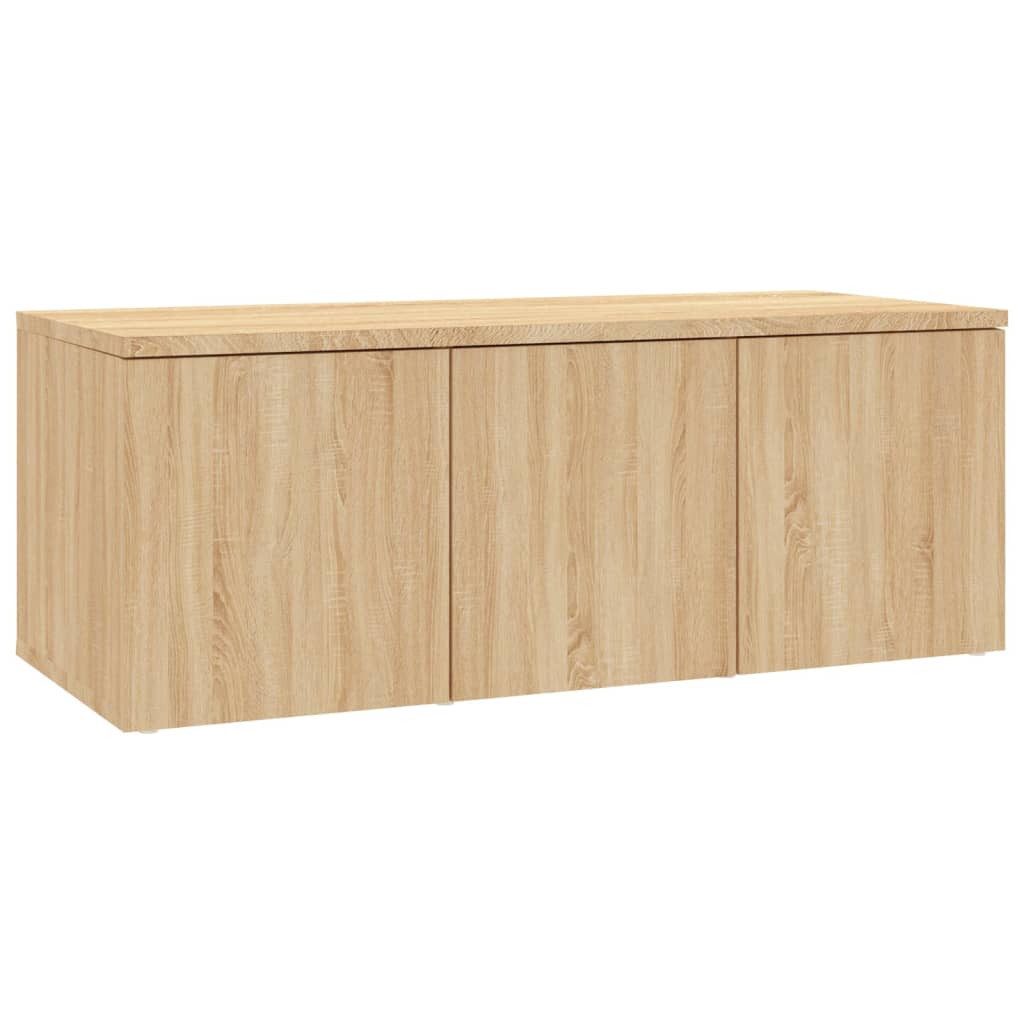 vidaXL TV-Schrank TV-Schrank Sonoma Eiche 80x34x30 cm Spanplatte Lowboard günstig online kaufen