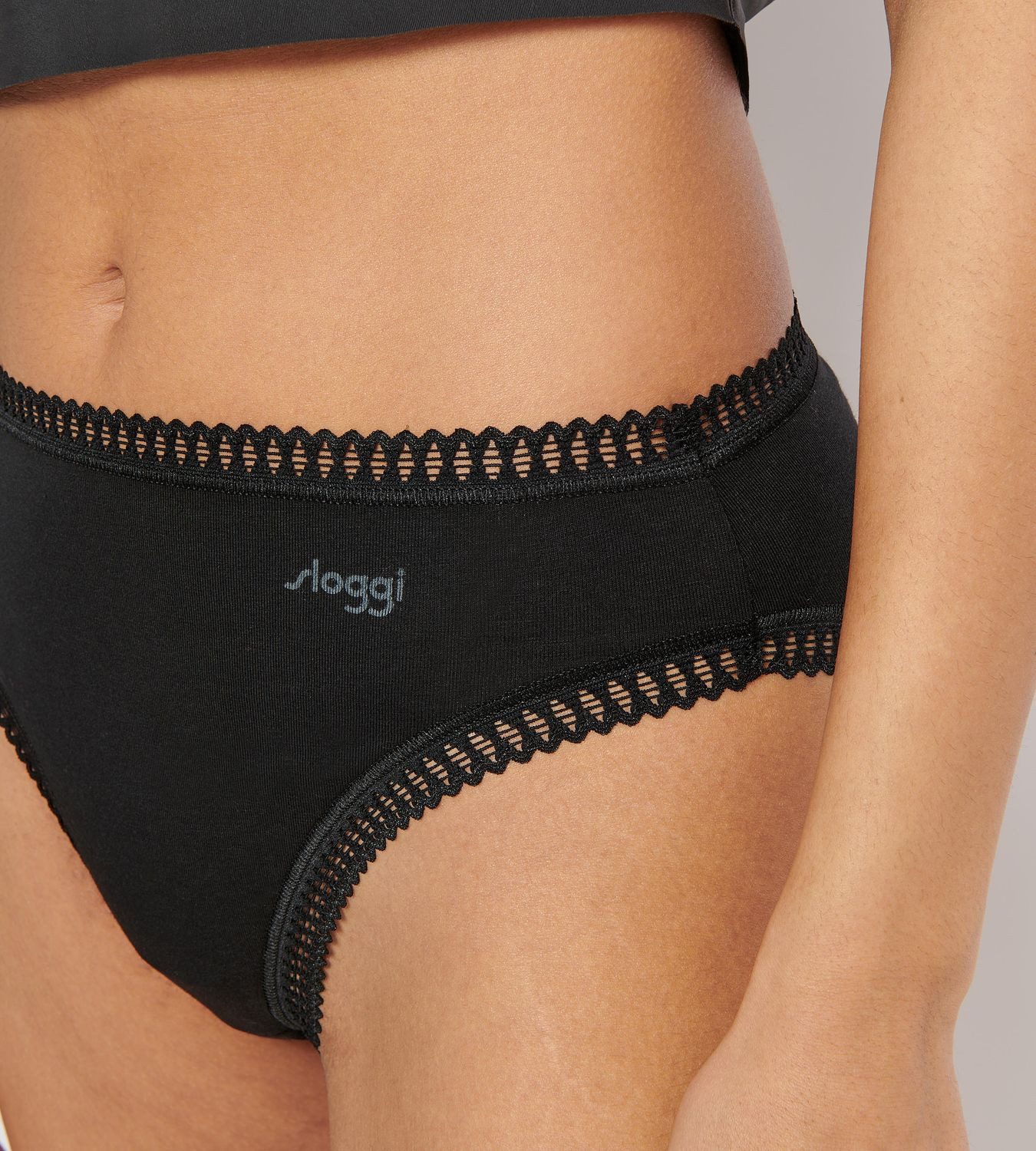 sloggi Slip High Leg Go Crush (Set) Spitzenapplikation