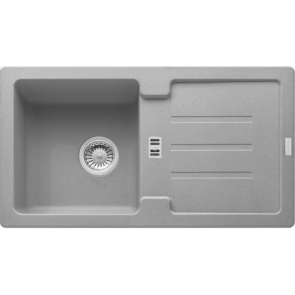 Einbauspüle Smart Strata Einbauspüle STG 614-78 Steingrau Drehknopf ab 45cm