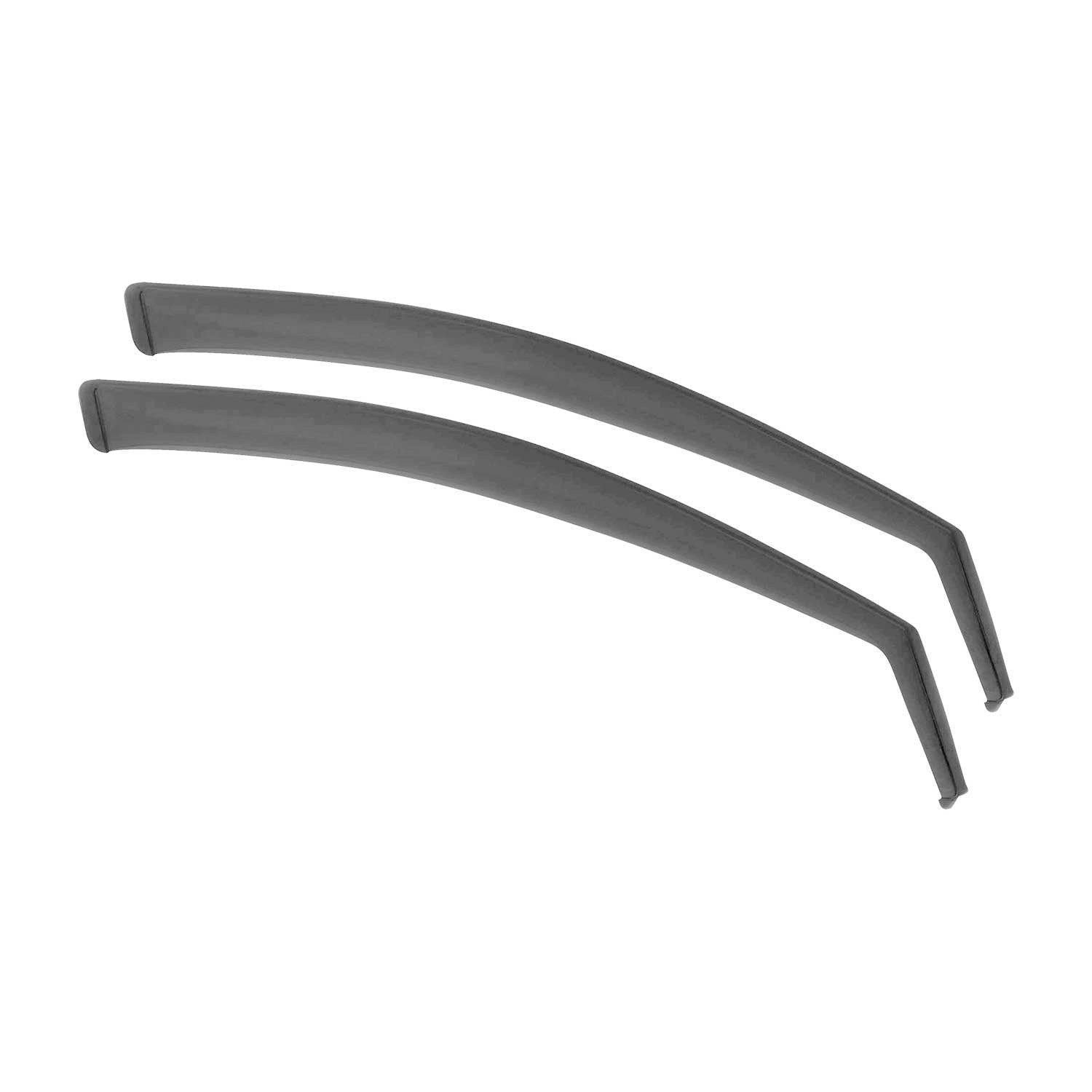 OMAC Вентиляционные решетки Windabweiser für BMW X6 E71 E72 2007-2014 Dunkel Acryl 2tlg (2 St), Aerodynamisch, Einfache Montage, Waschstraßenfest