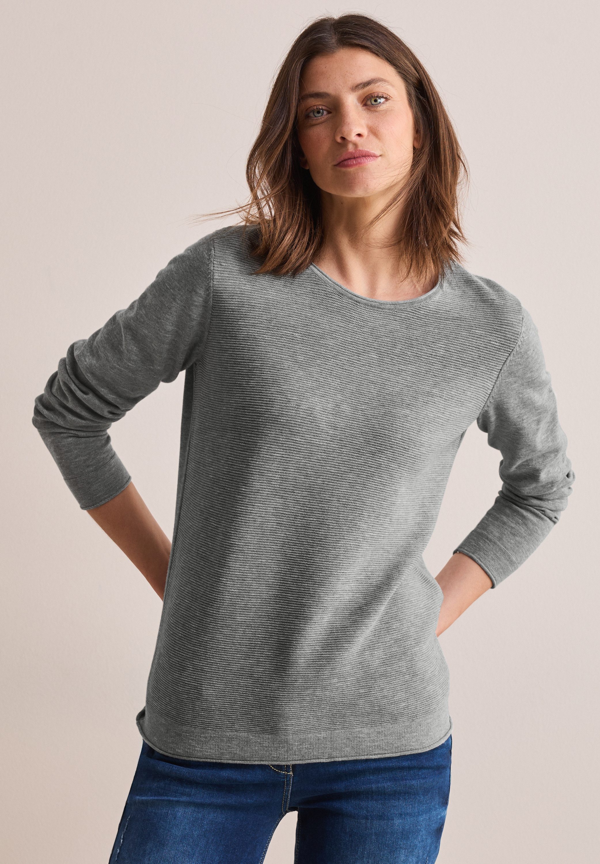 CECIL Strickpullover im soften Baumwoll-Mix