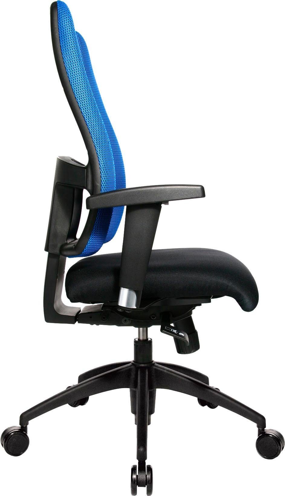Bürostuhl Sitness schwarz/blau Deluxe Lady TOPSTAR