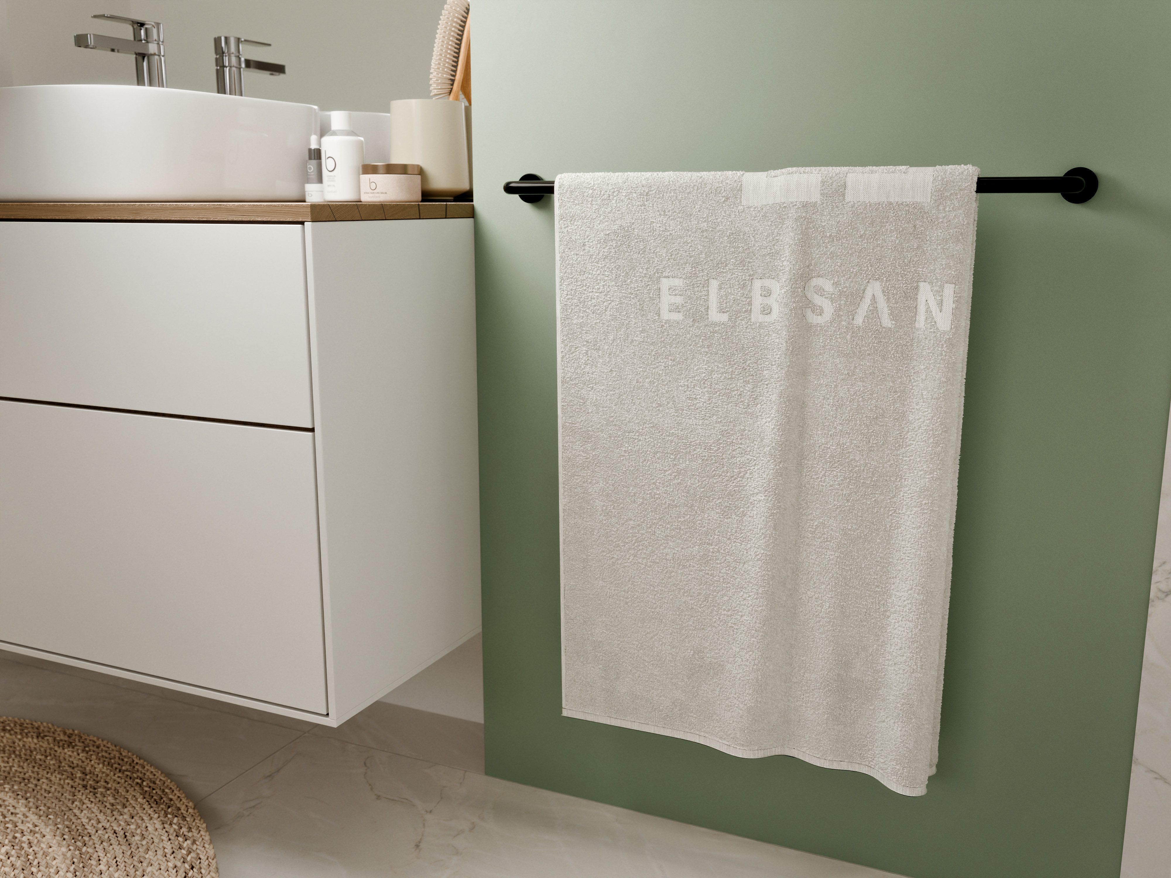 Elbsand Home Handtücher, 100% Baumwolle, extra weich, besonders saugfähig