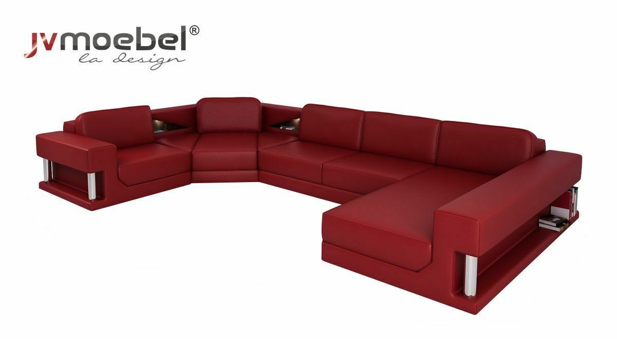 U JVmoebel Ecksofa, Design Wohnlandschaft Form Couch Polster Sofa Ecksofa Sofa