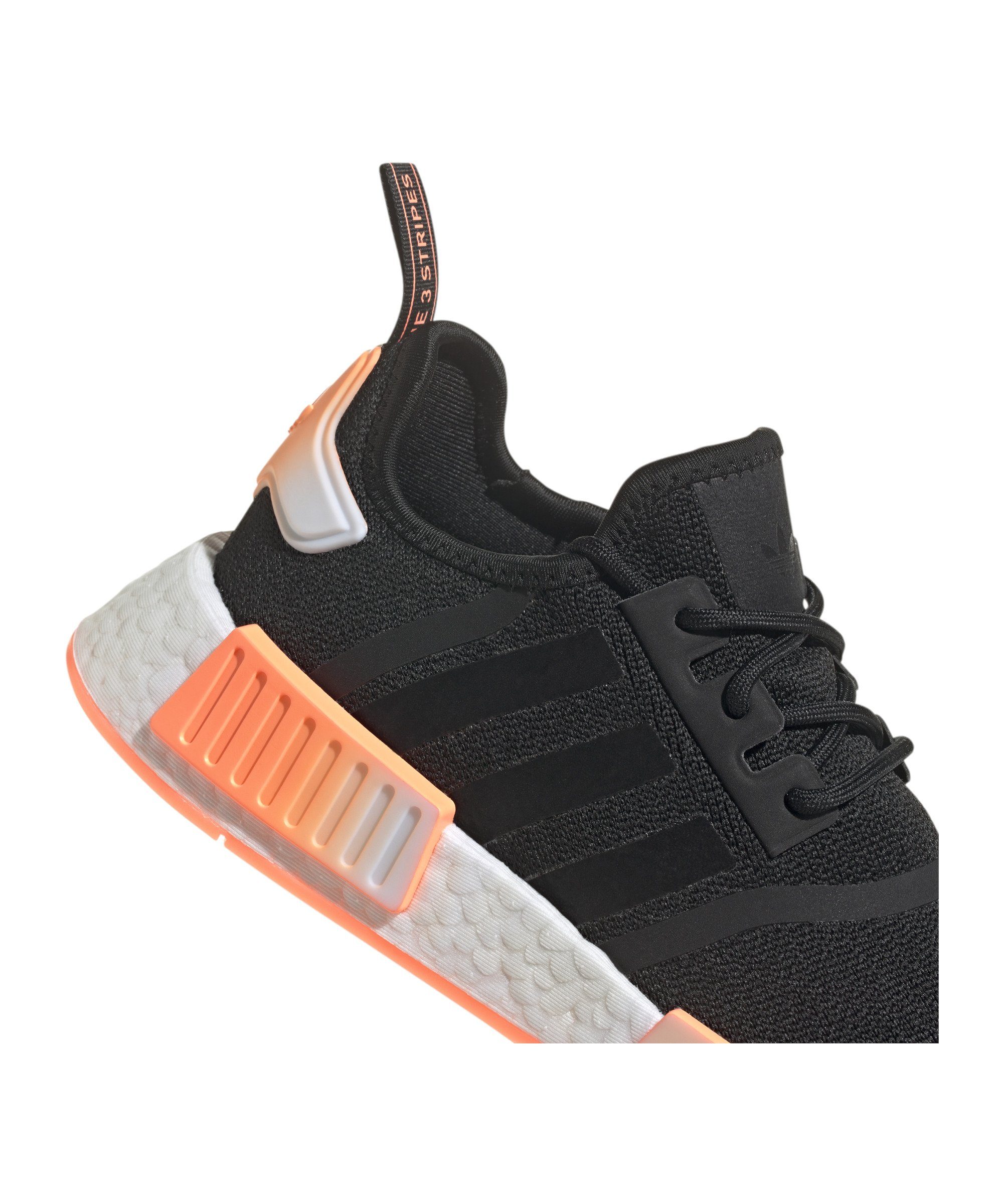 Sneaker Originals Damen adidas schwarzorange NMD_R1