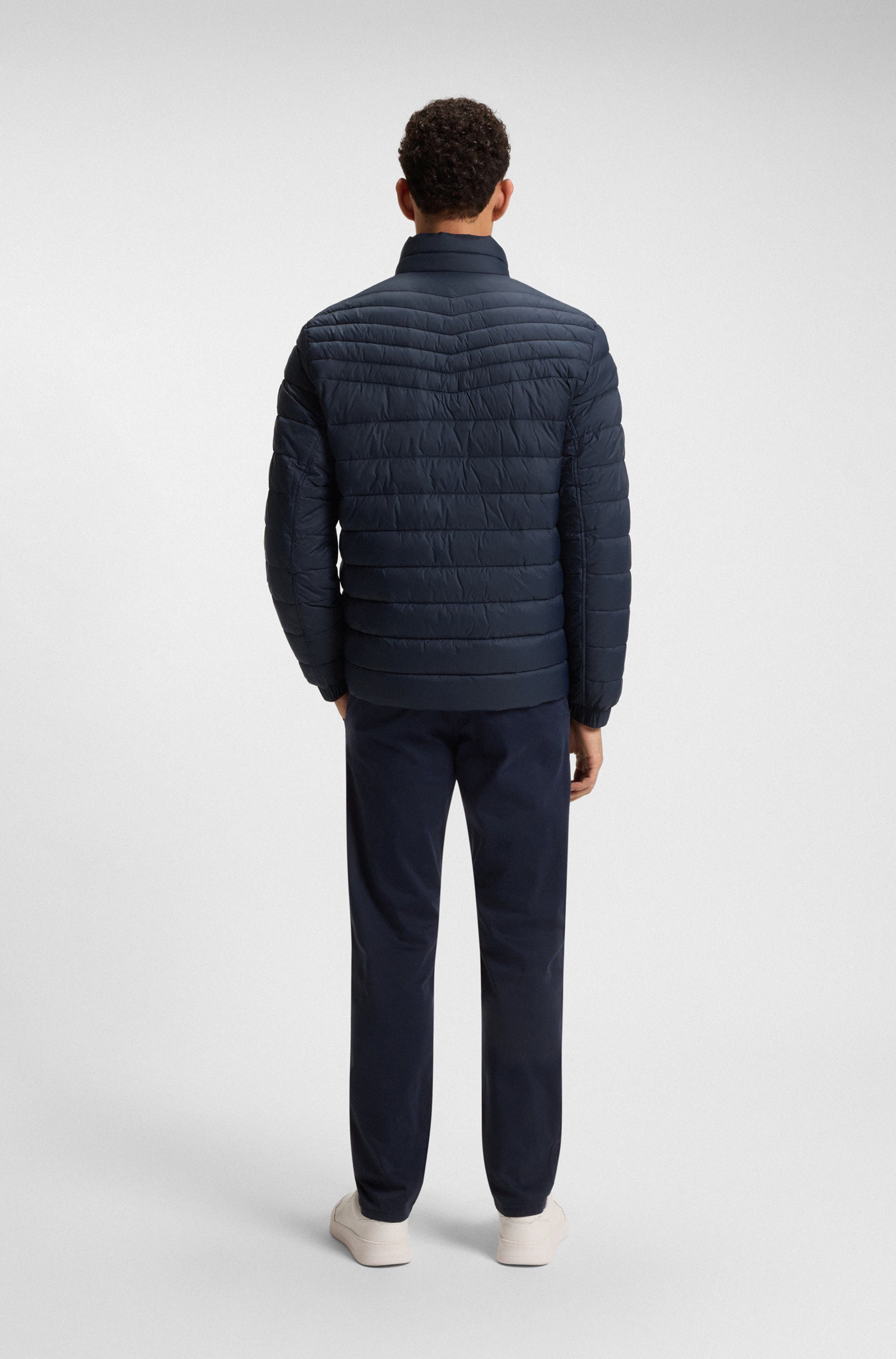 BOSS ORANGE Steppjacke Oden mit Stehkragen, slim fit, federleicht wasserabweisend