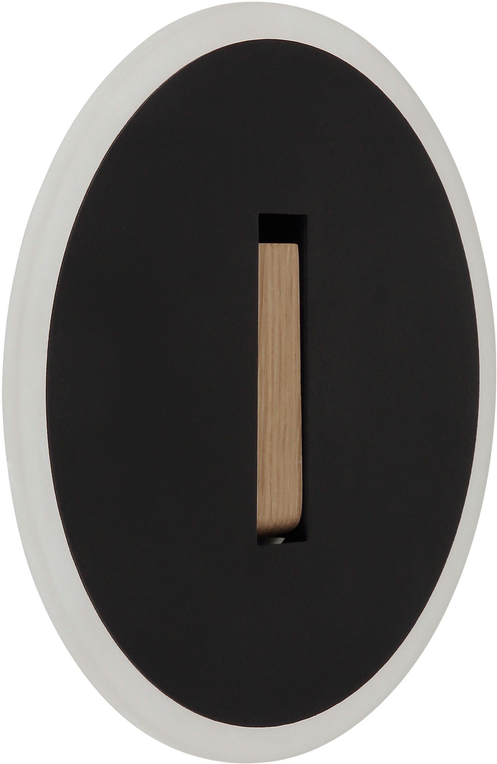GLOBO LIGHTING LED Wandleuchte AVERY, LED fest integriert, Tageslichtweiß, Wandlampe/herunterklappbarer Kleiderhaken/Flur/Garderobe