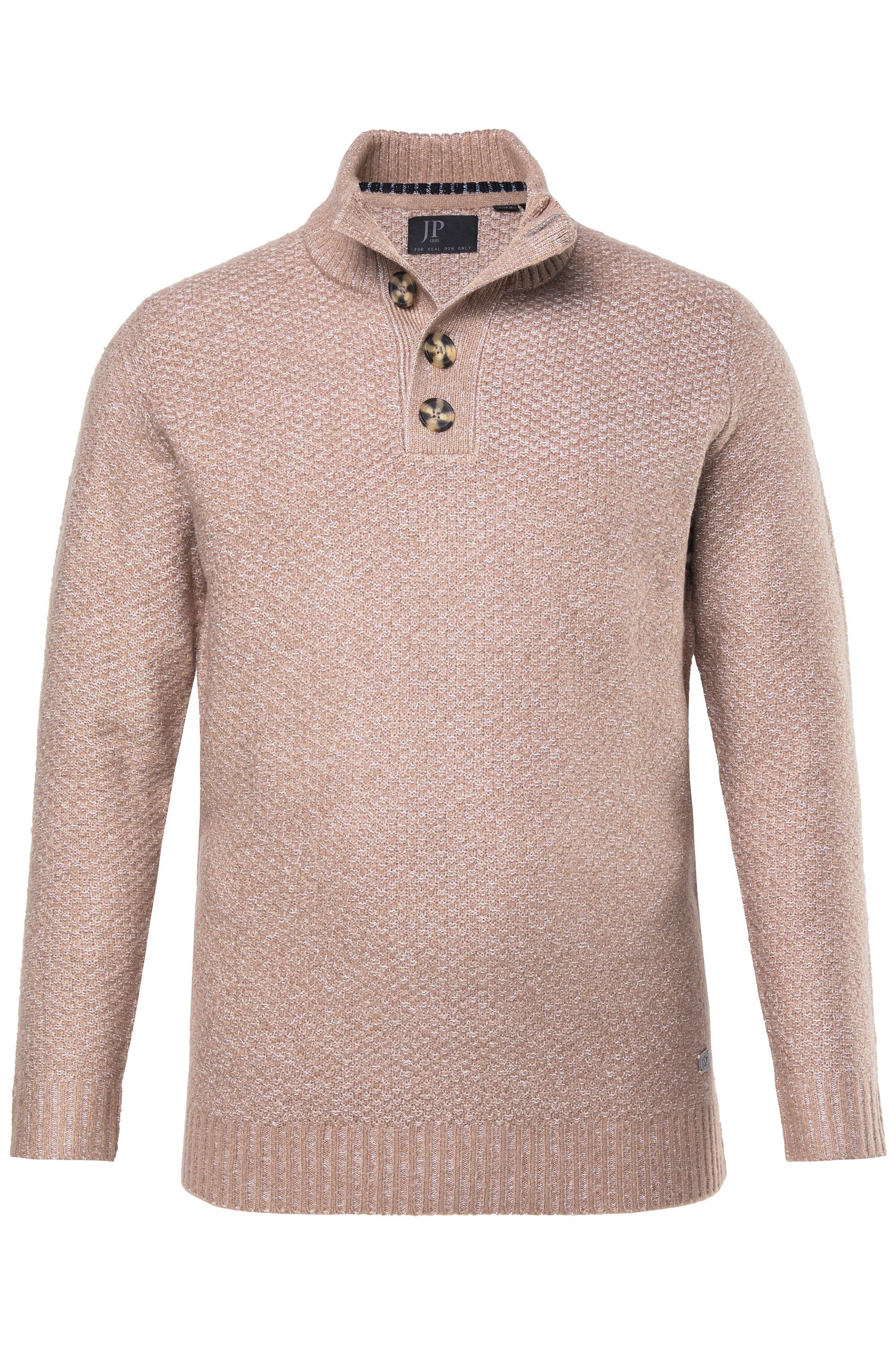 JP1880 Rundhalspullover JP1880 Stricktroyer CashmereTouch Strukturstrick günstig online kaufen