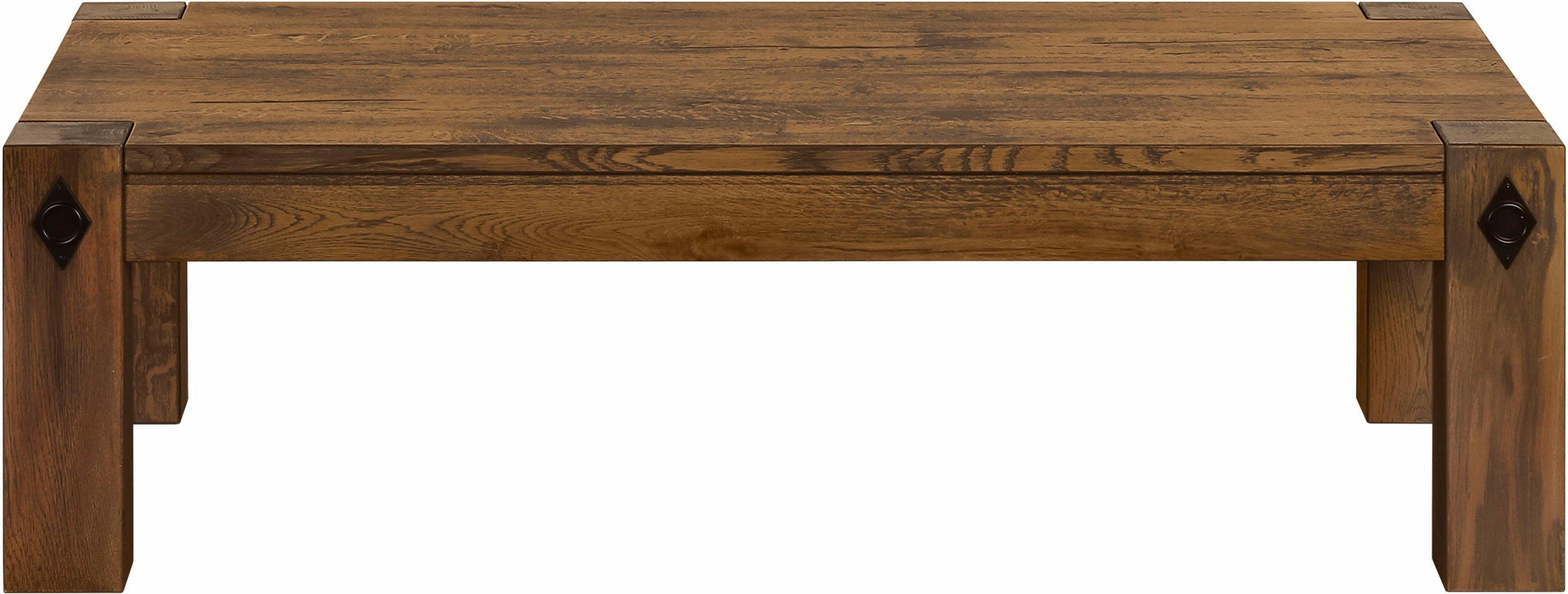 Premium by HOME AFFAIRE Couchtisch EDWARD aus massiver Eiche