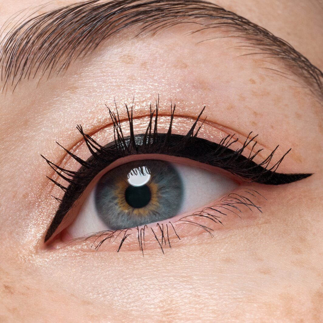 Catrice Eyeliner Superproof Brush Liner Waterproof, 3-tlg., Extrem wasserfest, präzise, satte Farbe, ideal für feine Linien.