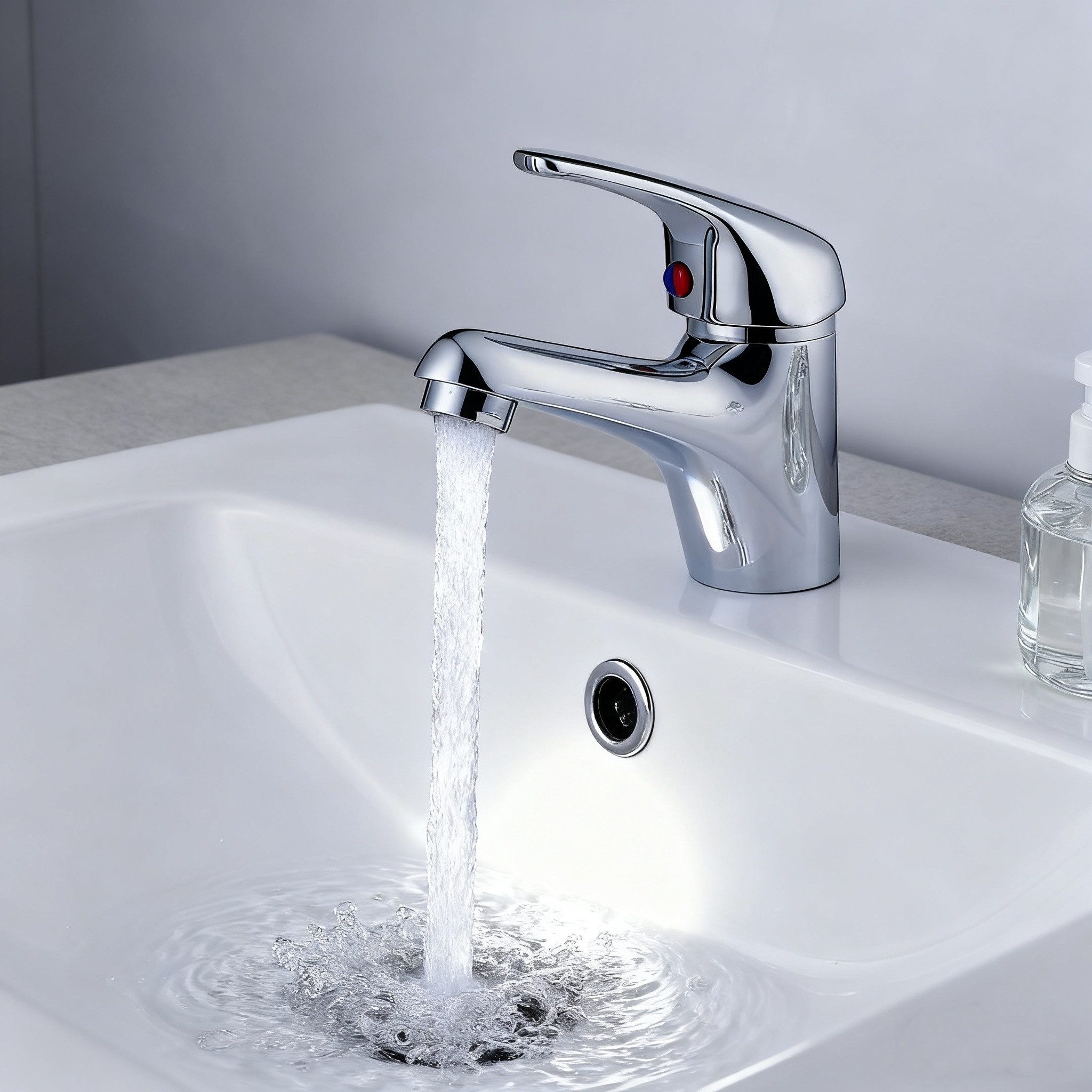 Faizee Möbel Badarmatur Bad WC Wasserhahn Einhandmischer Waschtischarmaturen Badezimmer verchromt