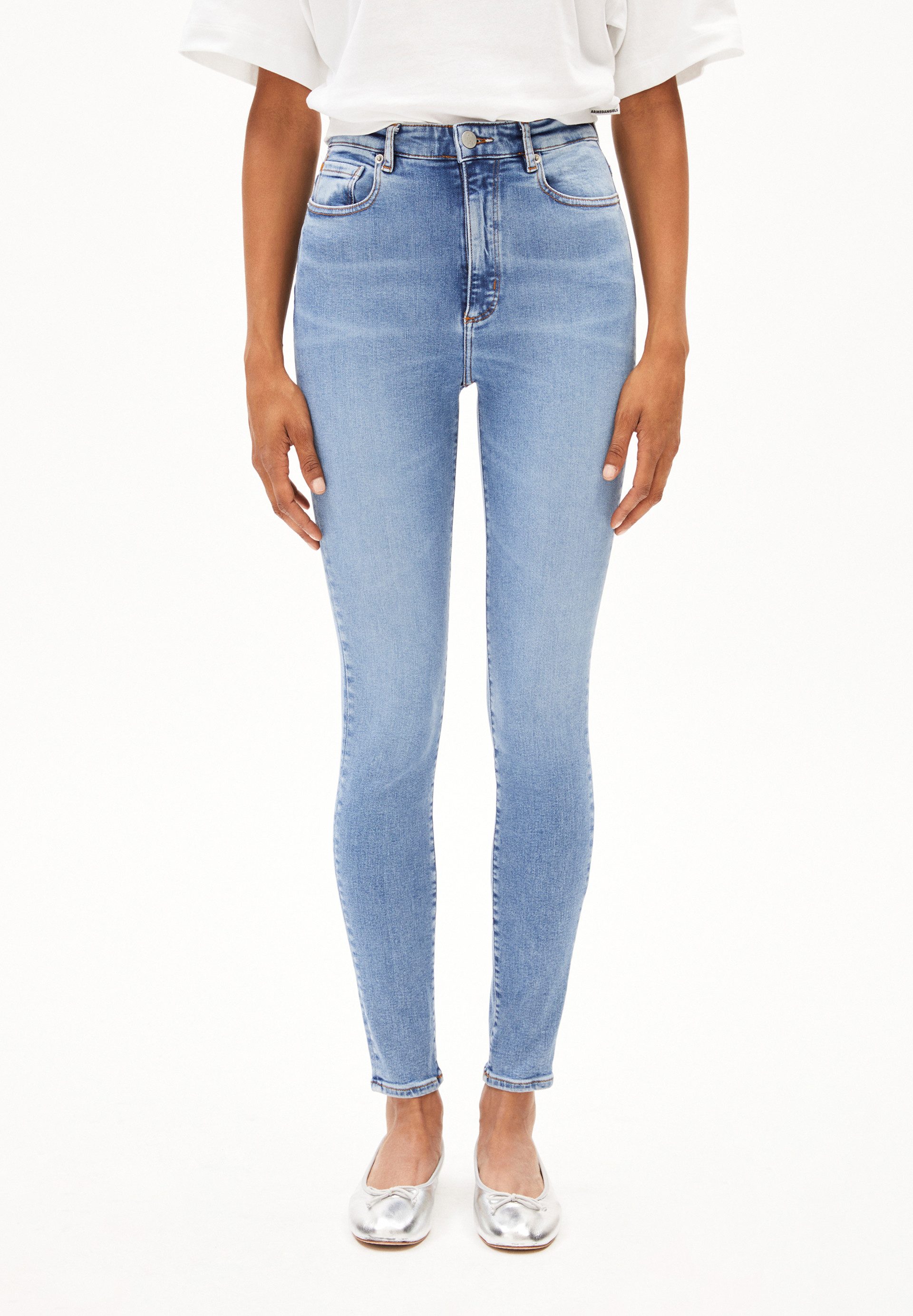 Armedangels Skinny-fit-Jeans INGAA (X-Stretch) High waist