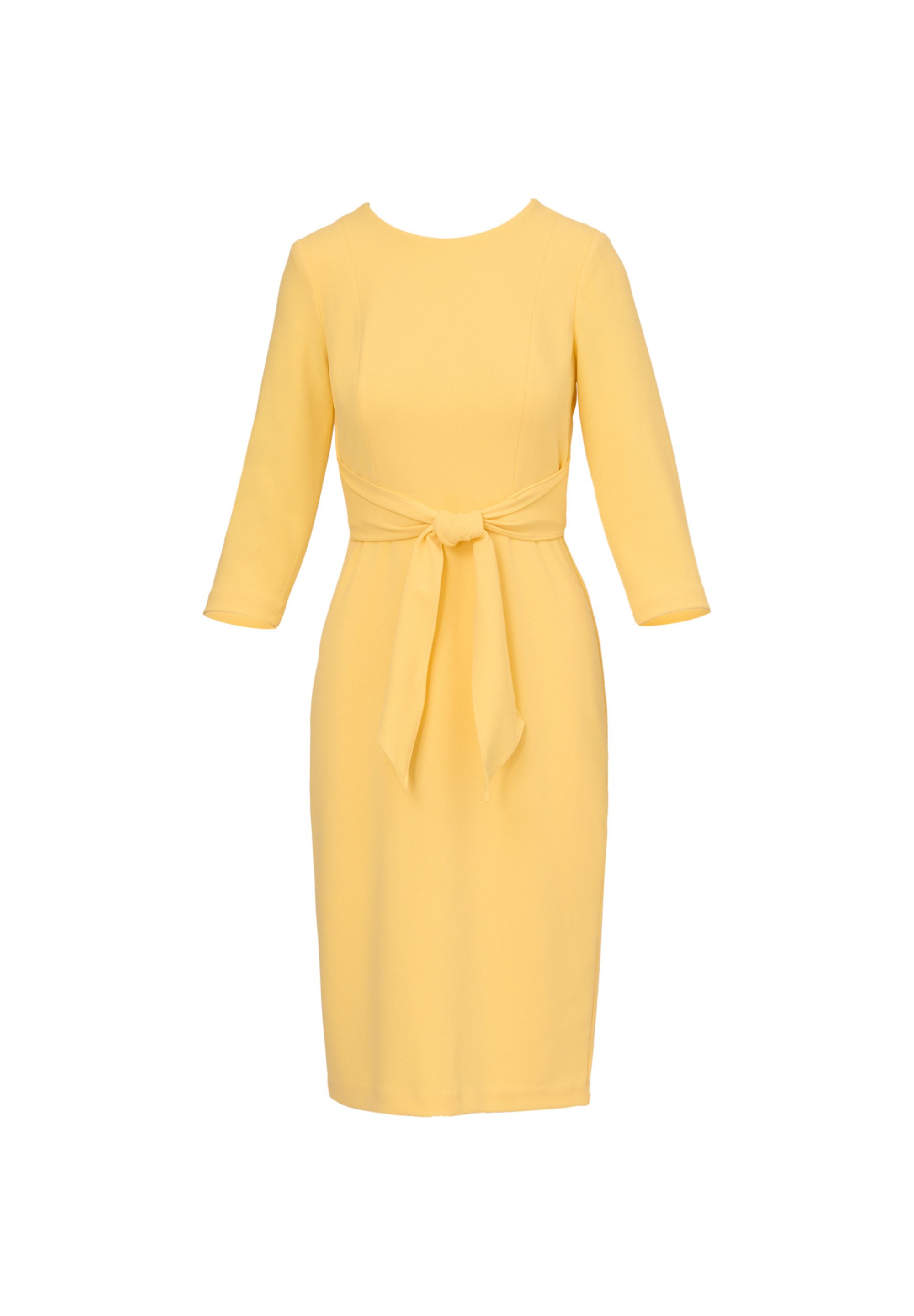 Adrianna Papell Abendkleid Knit Crepe Tie Waist Sheath Edel, schlicht, zeitlose Eleganz