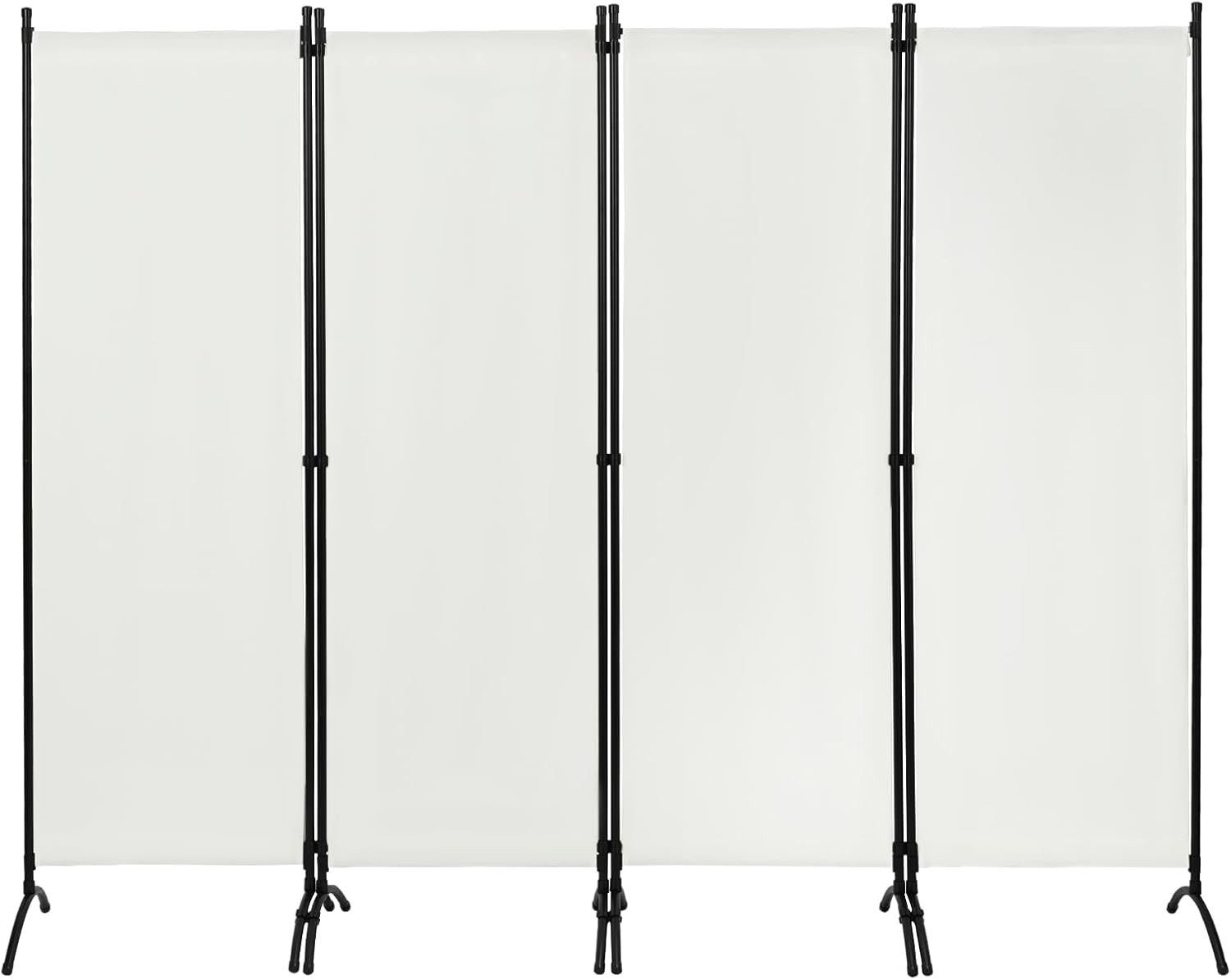 Woltu Paravent, Raumteiler 4-teilig 224x182 cm, Trennwand klappbar, innen o günstig online kaufen