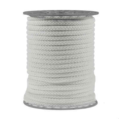 maDDma 50m Polypropylen-Seil Ø 10mm auf Rolle Seil, weiß