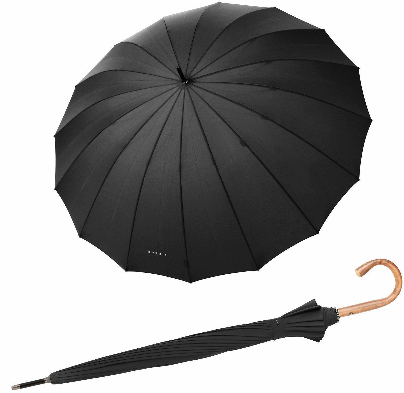 Магазины мужских зонтов. Зонт-трость Bugatti 71763001-bu- Uni Black. Зонт мужской Бугатти. Зонт трость Бугатти. Зонт черный Бугатти.
