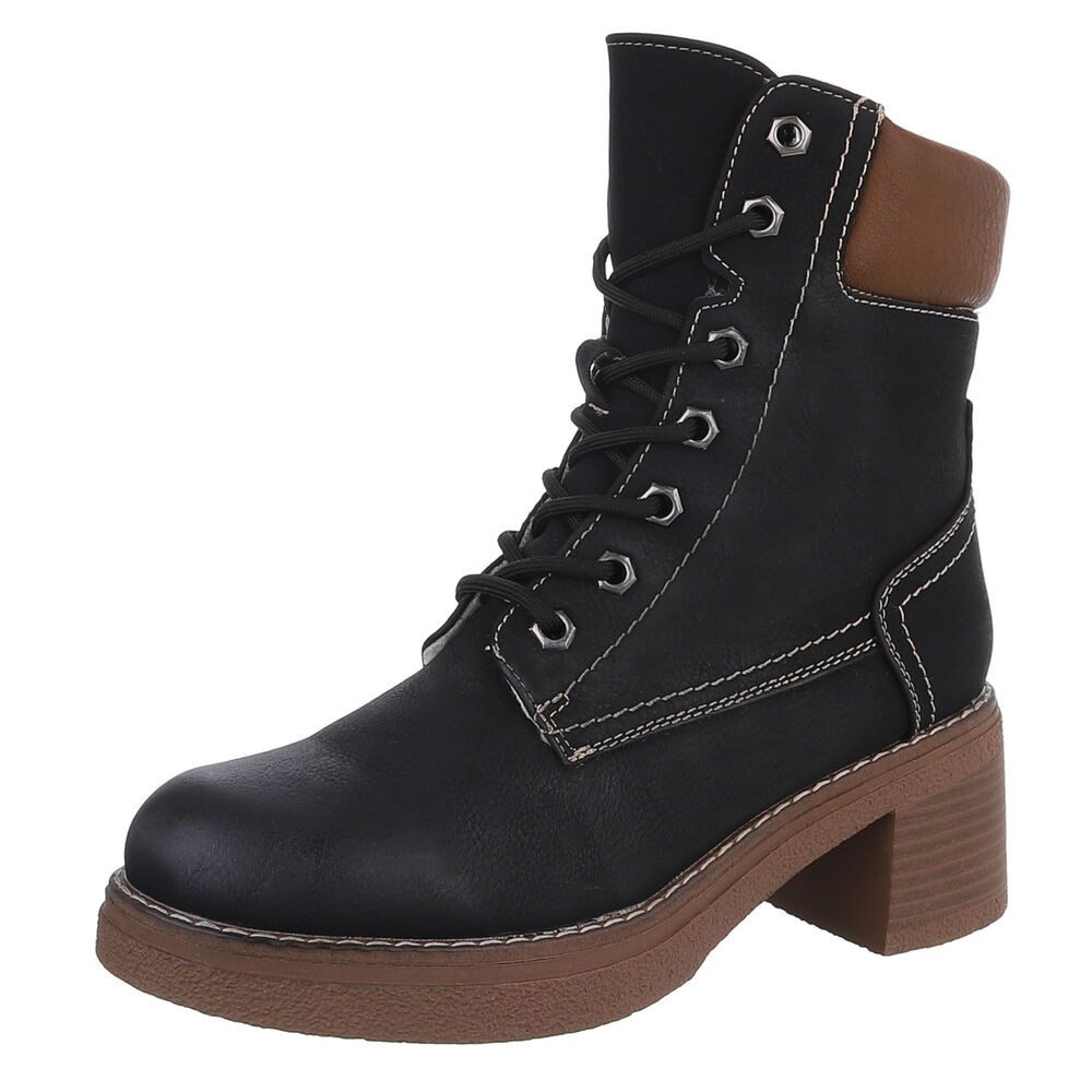Elegante Damen-Stiefelette mit hochwertigem Material und Komfort Schnürstiefelette