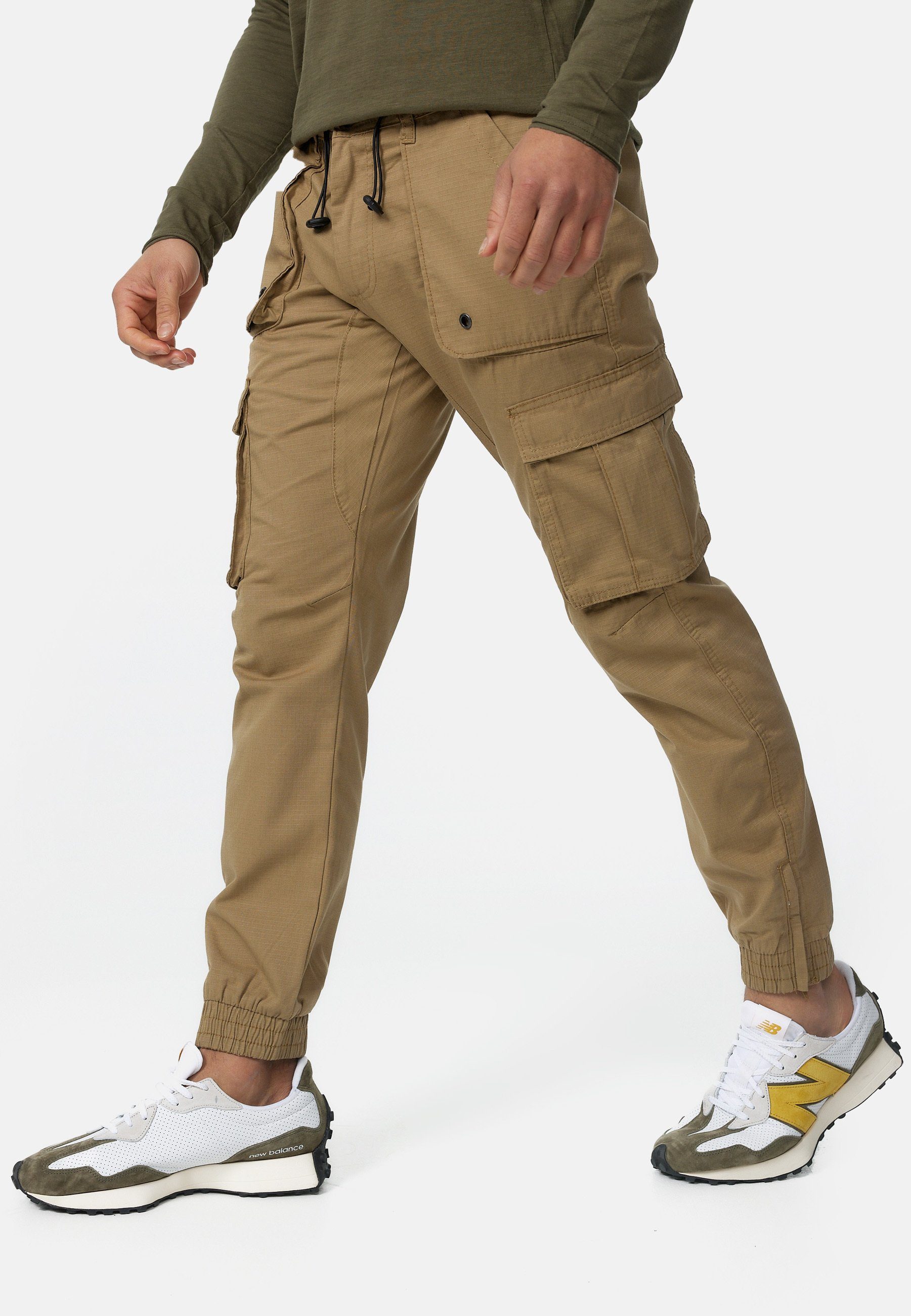 Indicode Cargohose Herren Leonard Cargo Hose Herrenhose
