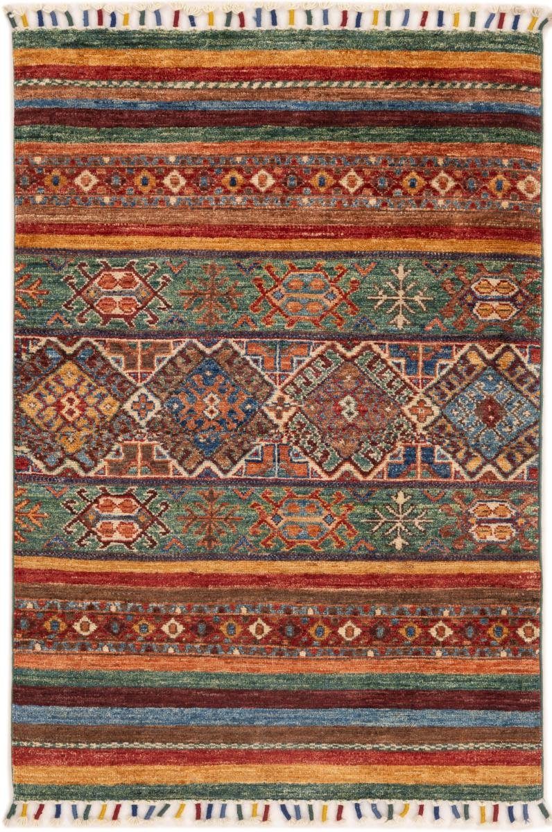 Orientteppich Trading, Nain Shaal mm Arijana rechteckig, 5 Höhe: 85x124 Handgeknüpfter Orientteppich,