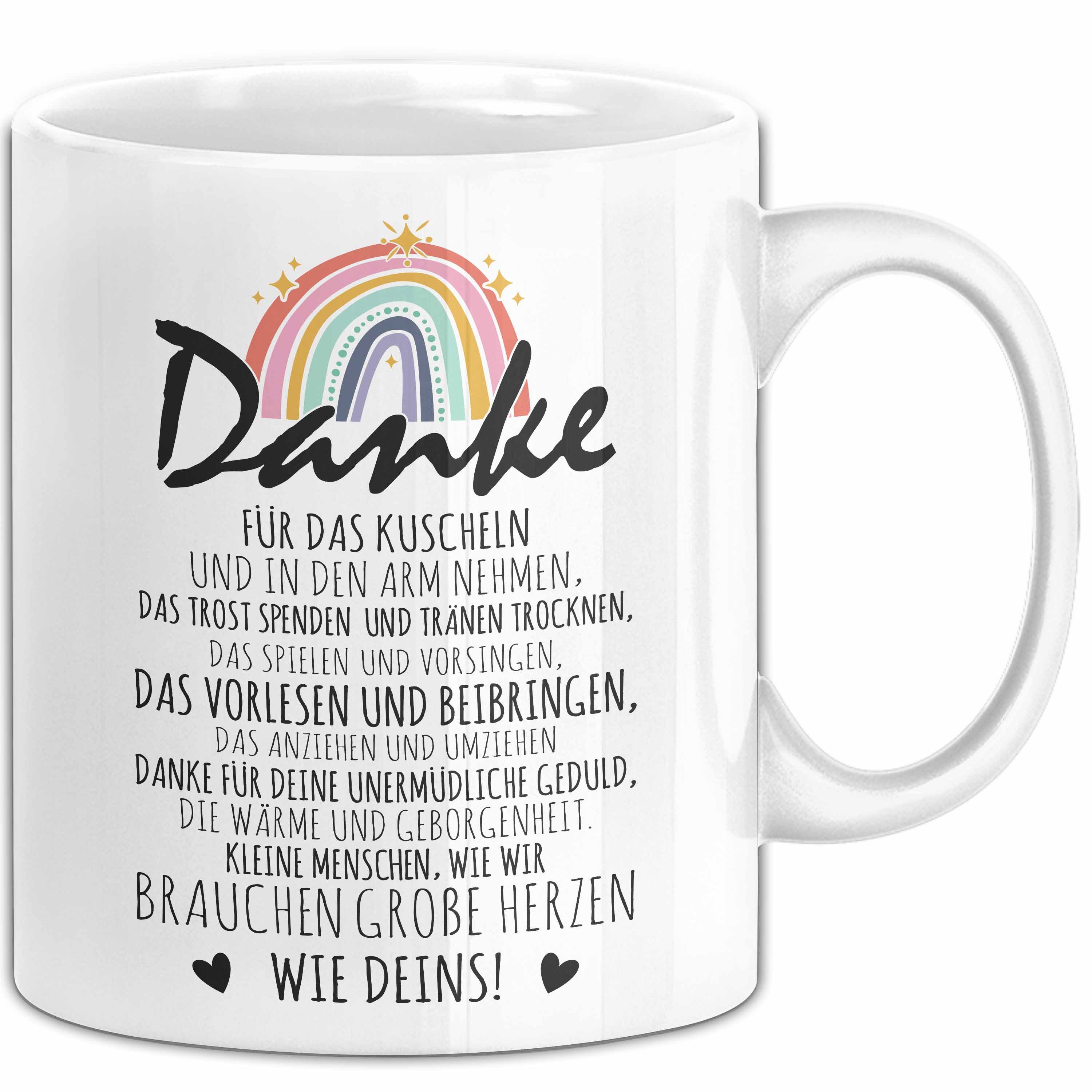 Trendation Tasse Erzieherin Abschiedsgeschenk Tasse Abschied Kindergarten Geschenkidee