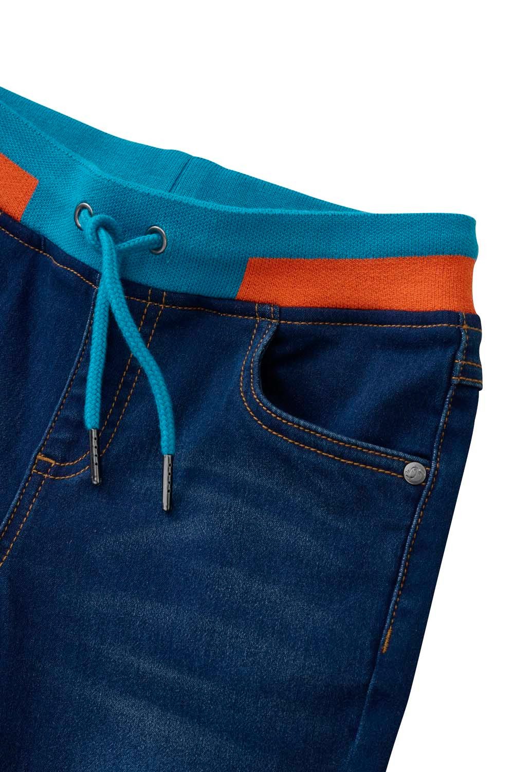 JAKO-O Gerade Jeans JAKO-O Bequemhose Kniebesatz Kinder Jeansoptik – Bild 3 von 5