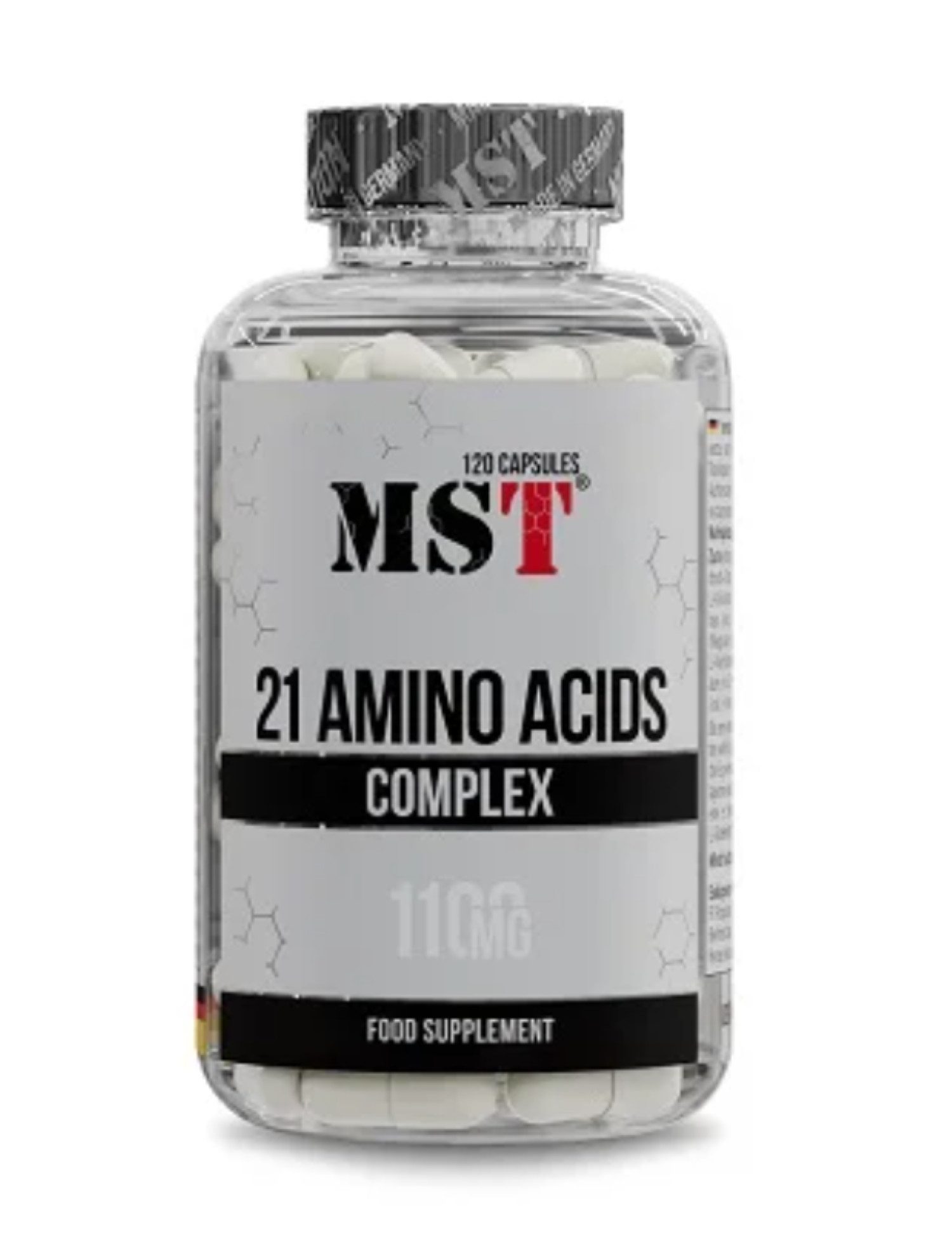 MST Nutrition MST - 21 Amino Acids 120 Kapseln Aminosäuren Kapseln, Packung à 250 g