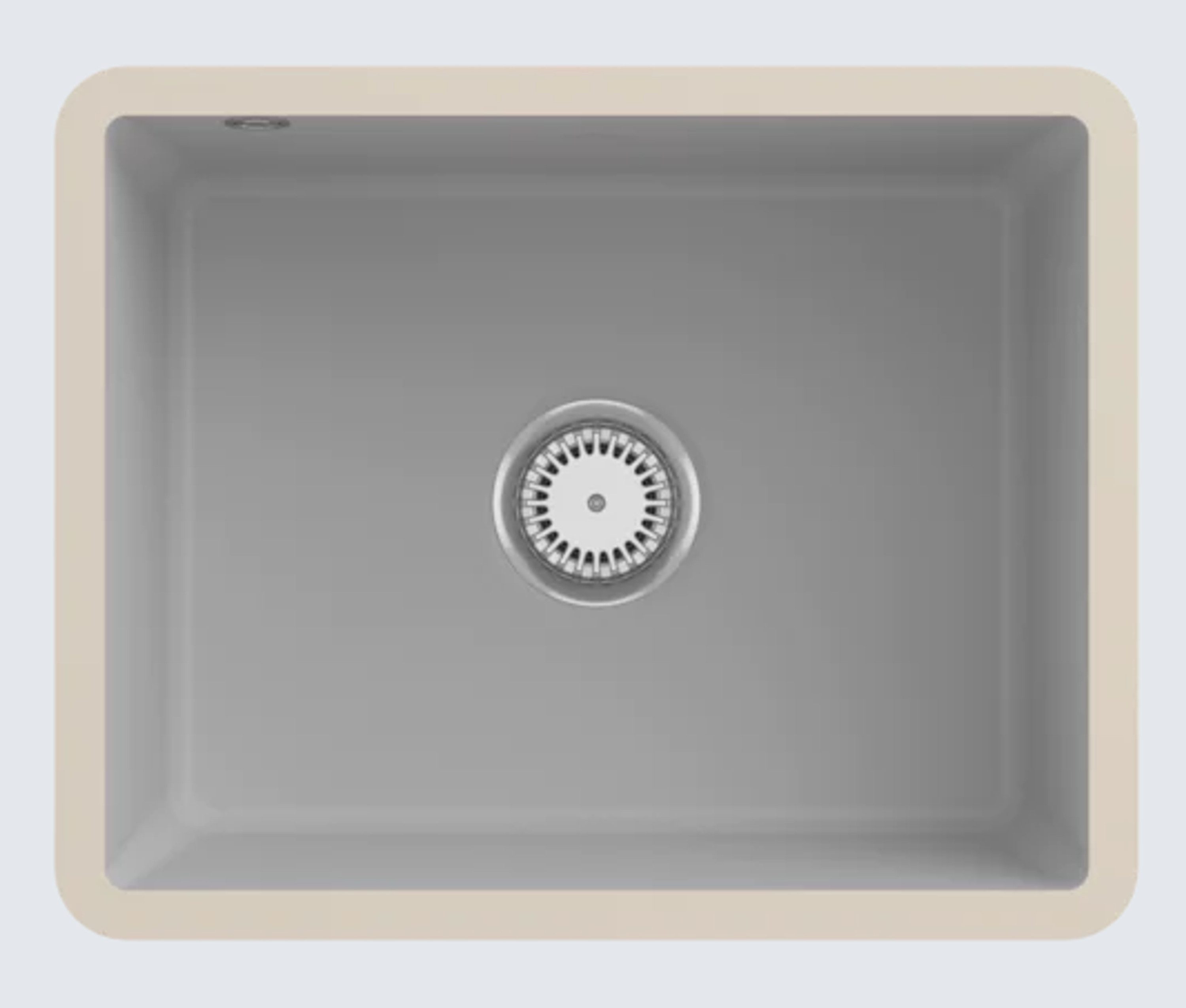 Villeroy & Boch Küchenspüle 3310 01 SM, Rechteckig, 54.5/21.3 cm, Unterbauspülung, Geschmacksmuster geschützt