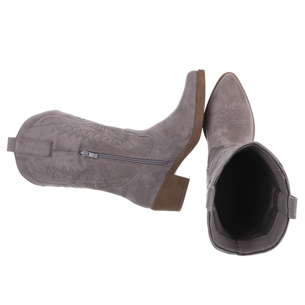 Ital-Design Moderner Western-Stiefel mit Stickerei für günstig online kaufen