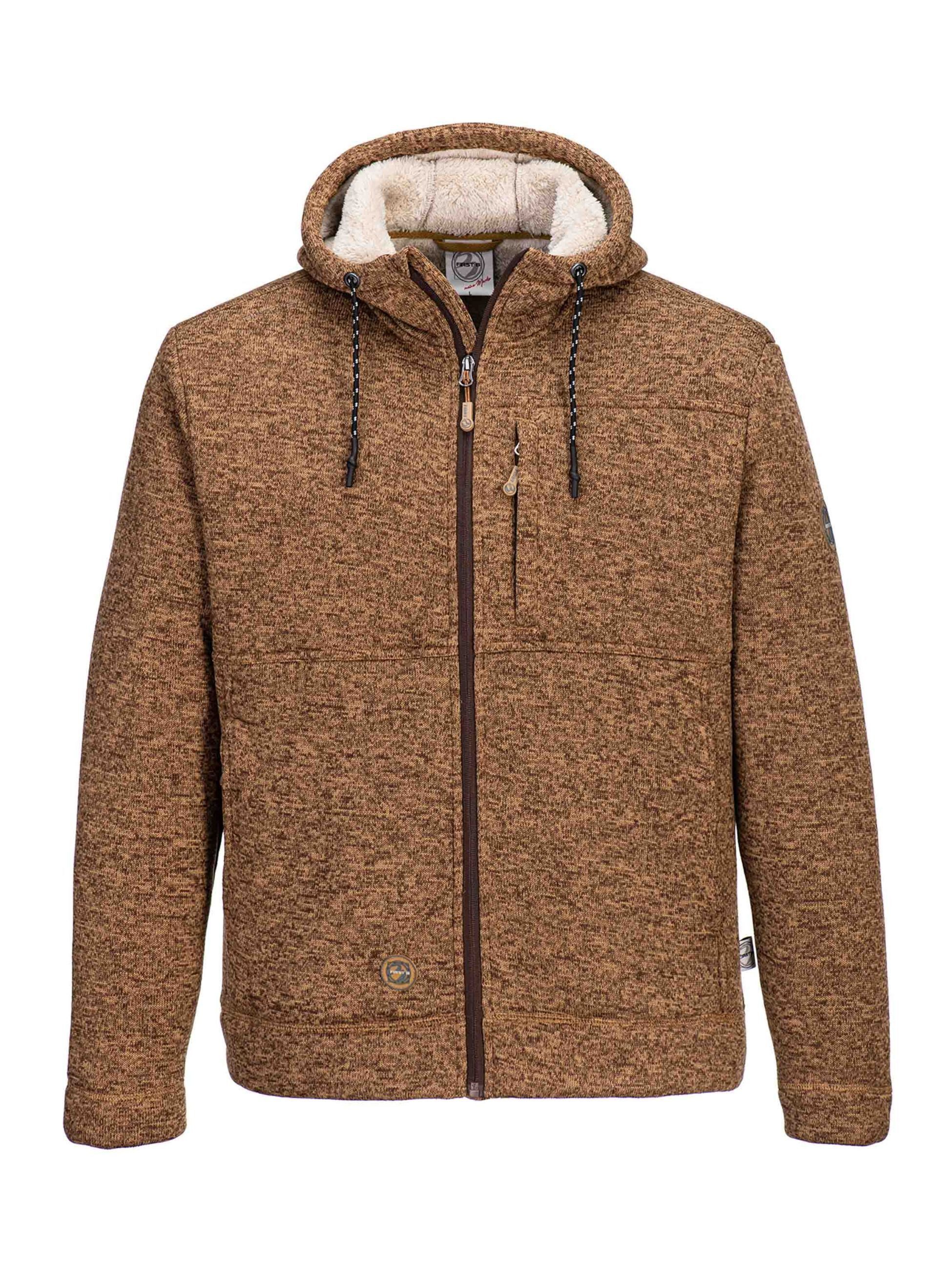 FirstB Strickfleecejacke Herren Strickfleecejacke (1-St) günstig online kaufen