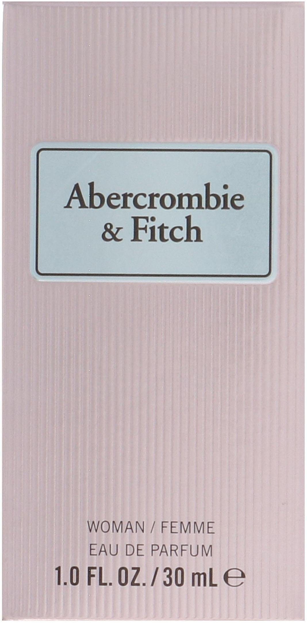 Abercrombie & Fitch Eau de Parfum FIRST INSTINCT WOMEN, Blumig-fruchtiger Duft mit Grapefruitschale, Orchidee und Tonkabohne.