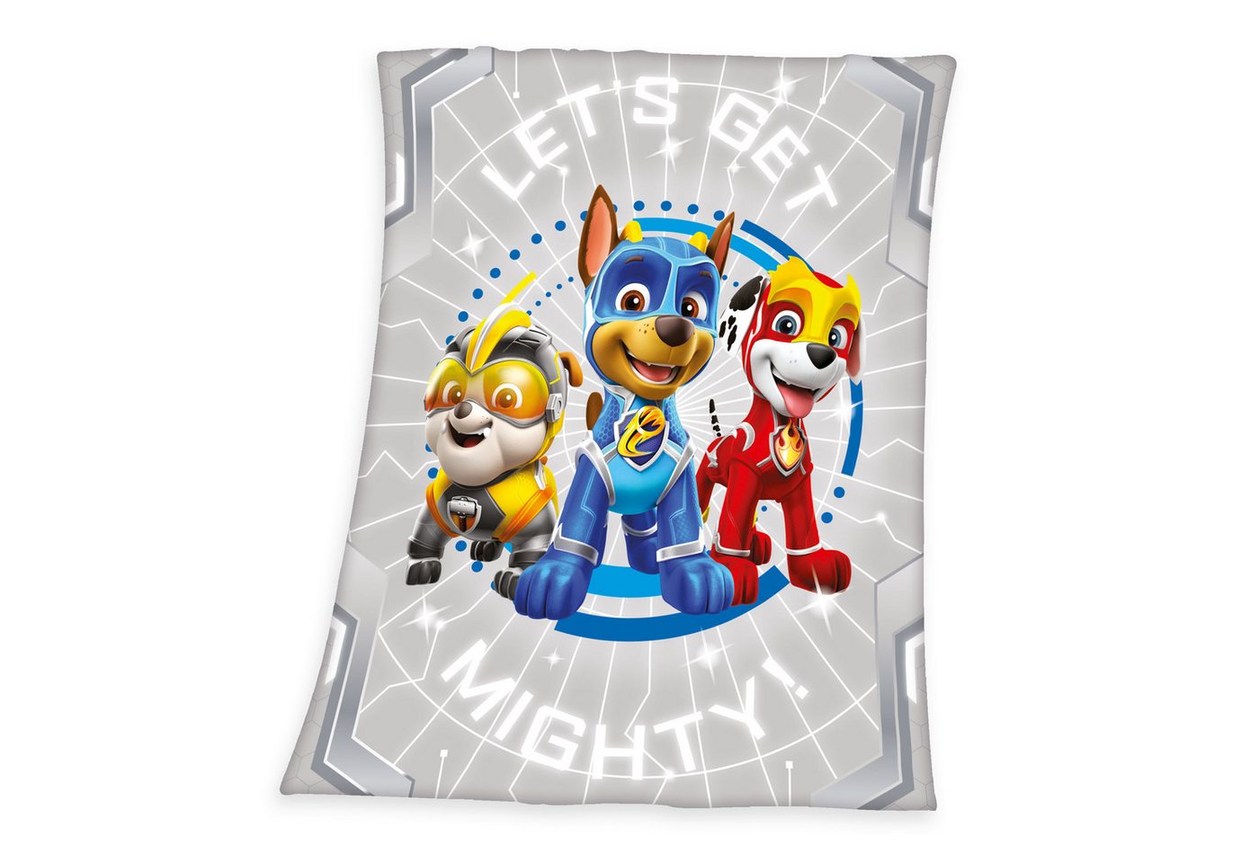 Babydecke Paw Patrol Fleece-Decke Gr. 130x160 cm Kuscheldecke, Herding, Kinder Kuscheldecke Babydecke