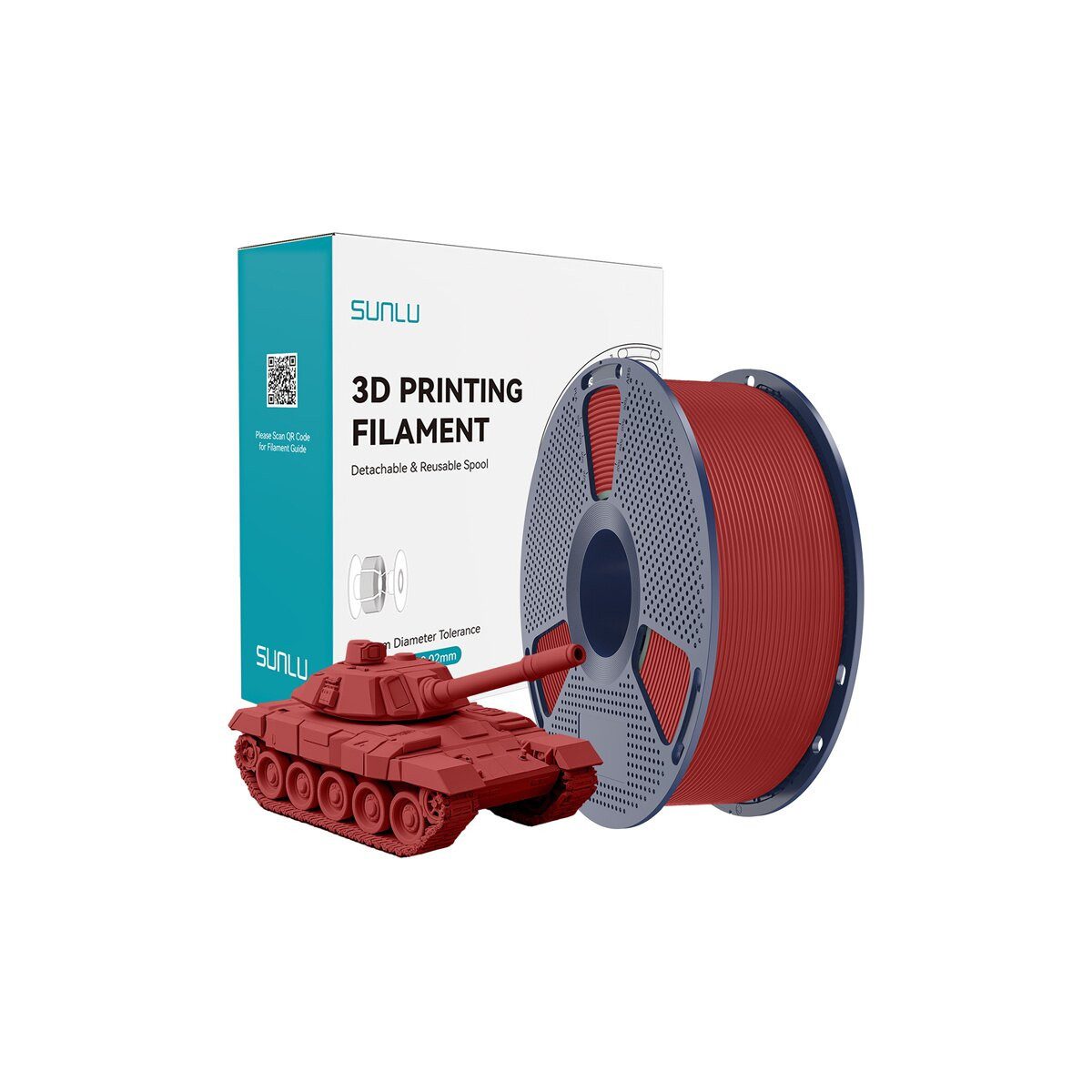 SUNLU Filament Sunlu PLA+ High Speed Filament 1,75 3D Druck