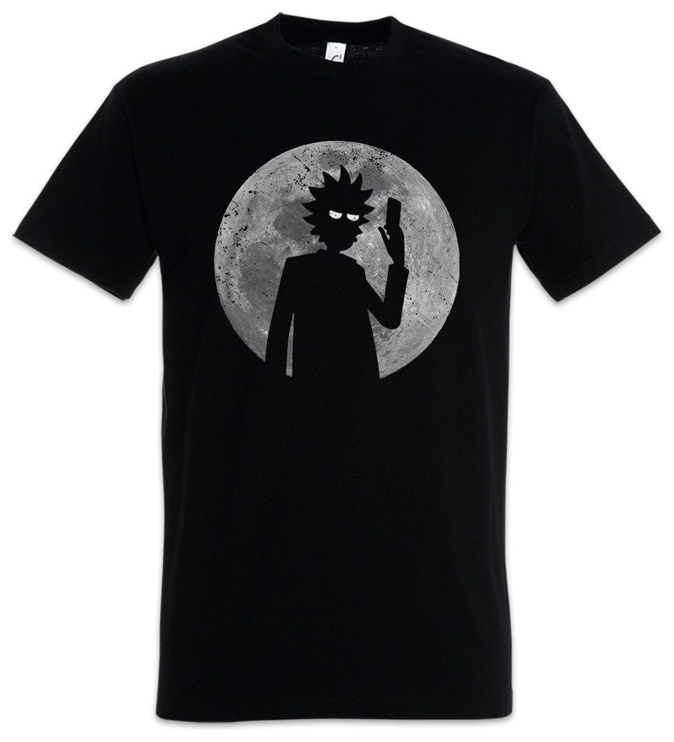 Urban Backwoods Print-Shirt Rick Moon Herren T-Shirt Mond Rick Sanchez Beth günstig online kaufen