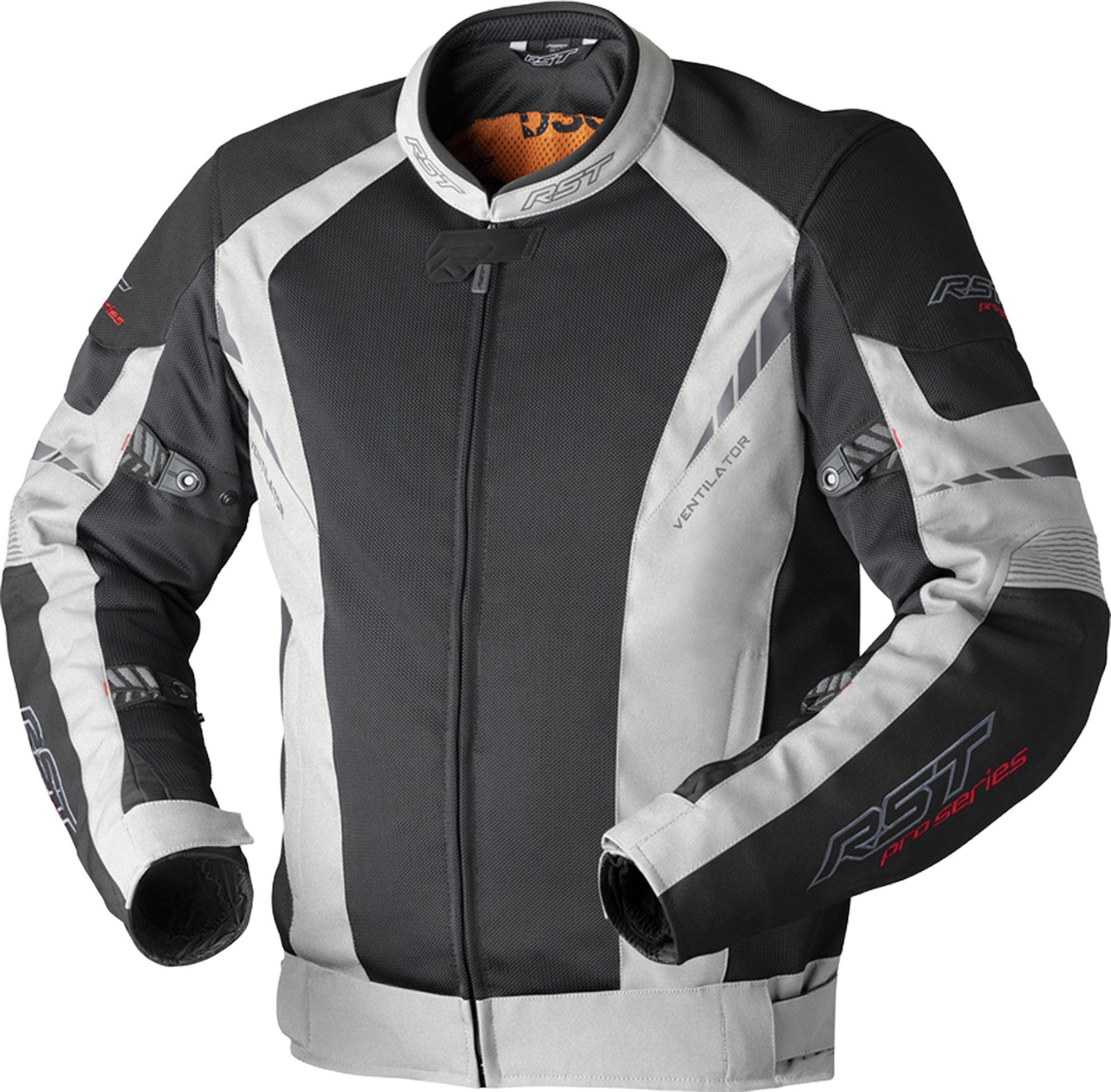 RST Motorradjacke Pro Series Ventilator D3O Motorrad Textiljacke Verbindungsreißverschluss,Ellenbogenprotektoren enthalten,Schulte