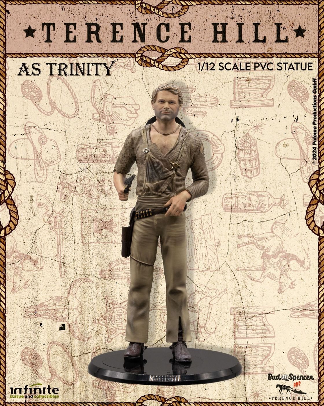 Infinite Statue Merchandise-Figur Terence Hill as Trinity 1/12 PVC 15cm